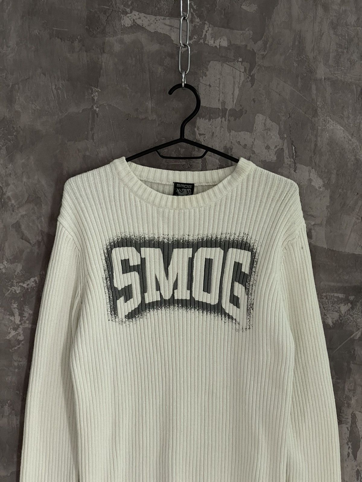 14th Addiction Y2K Glamour Diesel Style 3D Ribbed Knit Sweater Size US M / EU 48-50 / 2 - 2 Thumbnail