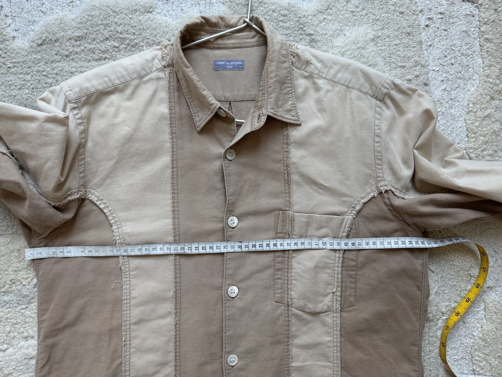 AD 2002 Comme Des Garcons Homme deconstructed shirt