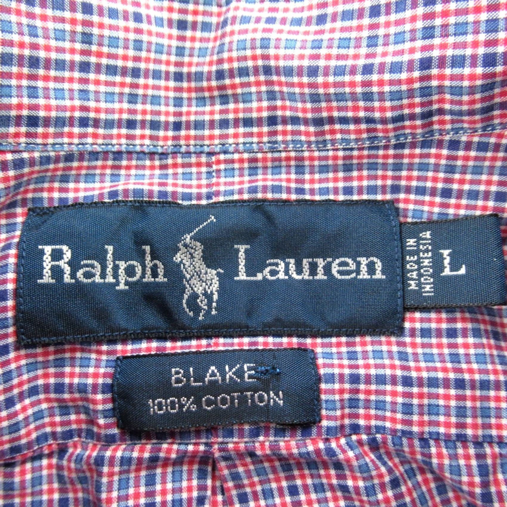 Polo Ralph Lauren Ralph Lauren Shirt Mens L Long Sleeve Button Front Plaid Blake Casual Size US L / EU 52-54 / 3 - 4 Thumbnail