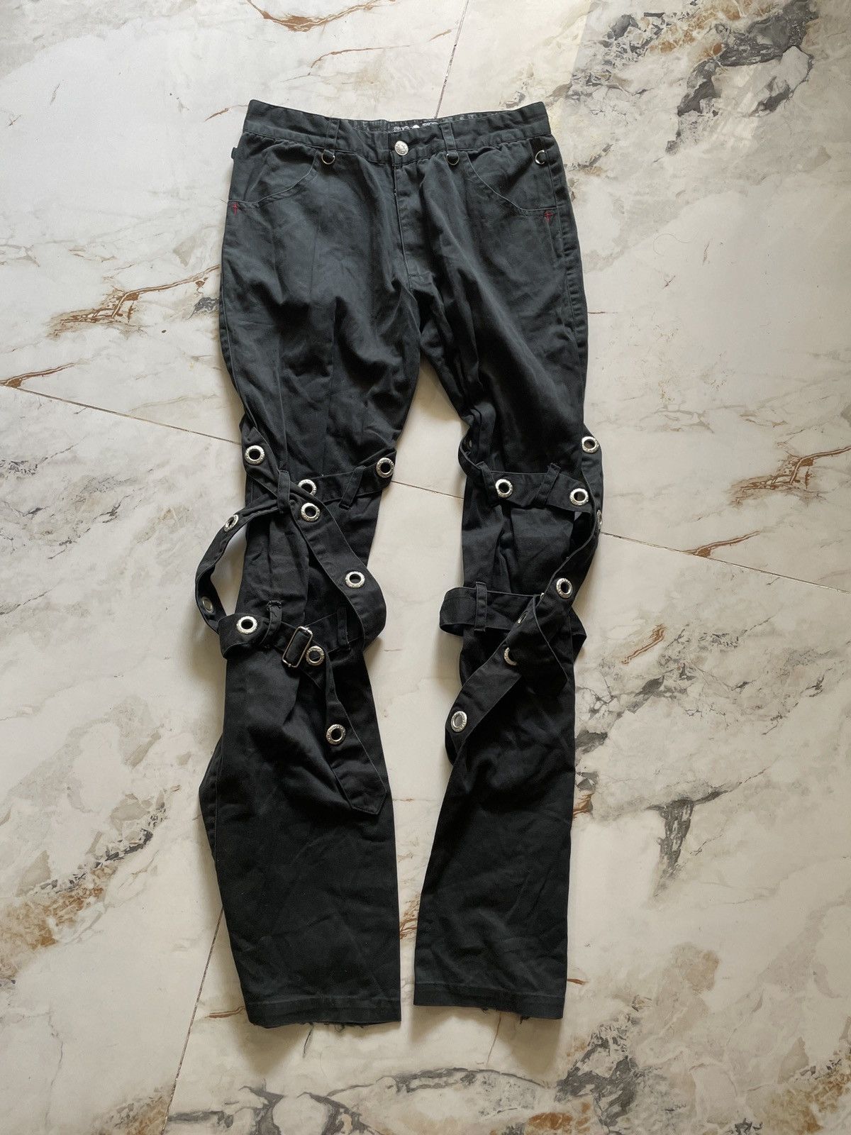 MAD PUNKS bondage pants punk Y2K ストリート MAD PUNKS bondage pants punk Y2K ストリート