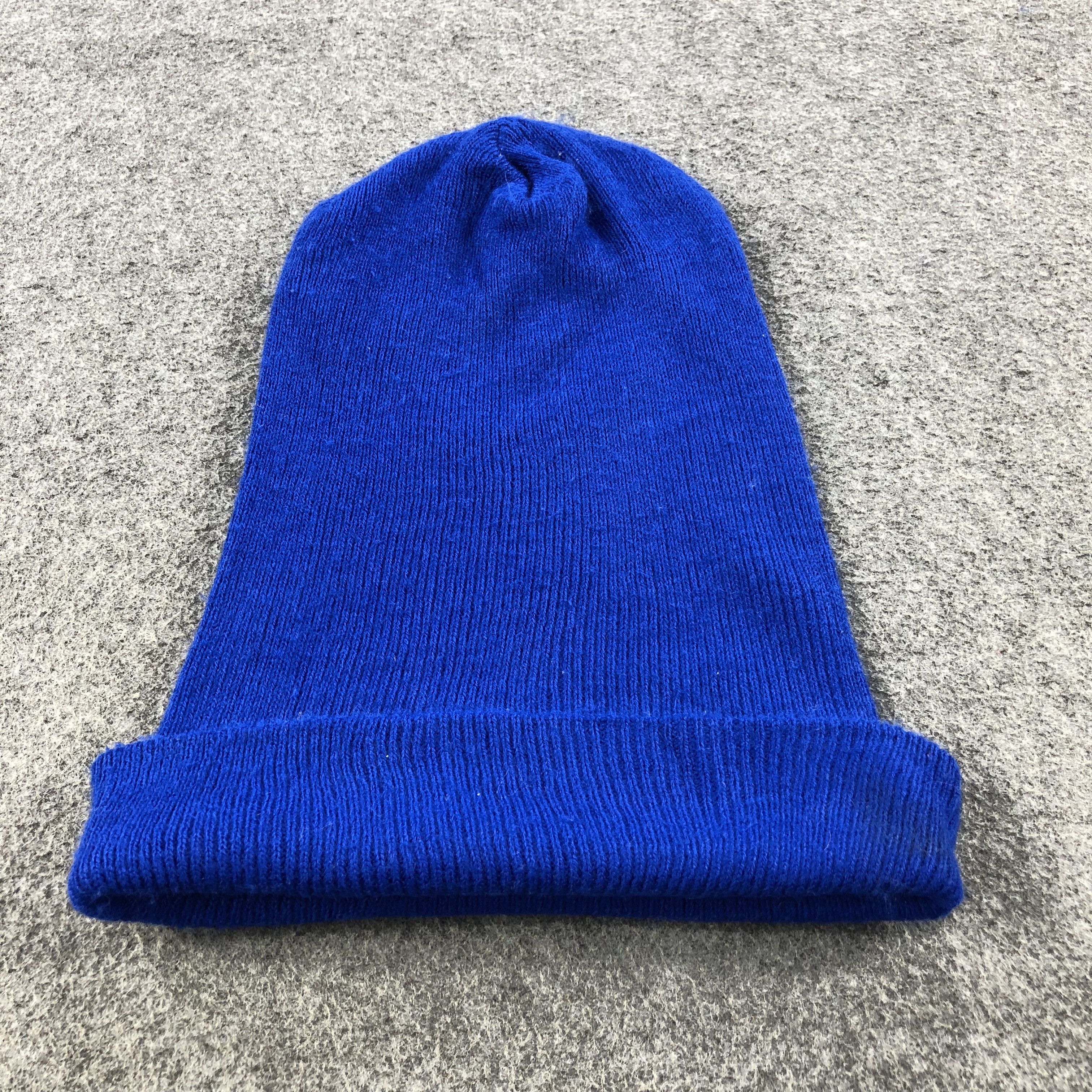 Vintage Blue Slouchy Made in U.S.A Beanie Snowcap Snow Hat B156 Size ONE SIZE - 2 Thumbnail