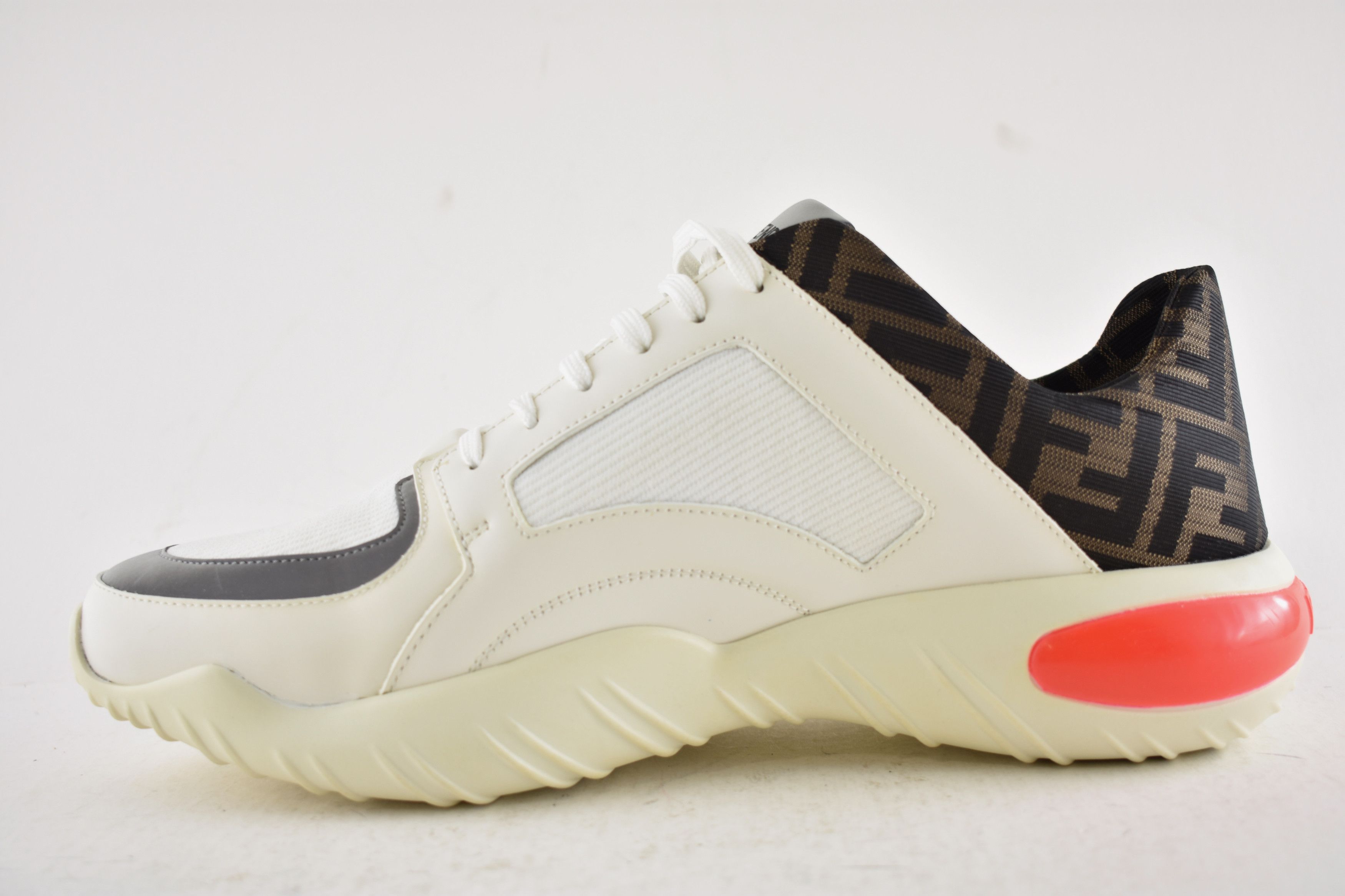 Fendi Fendi FF Tec Fabric Logo Sneaker Flat Trainer UK 9.5 US 10.5 Size US 10.5 / EU 43-44 - 8 Thumbnail