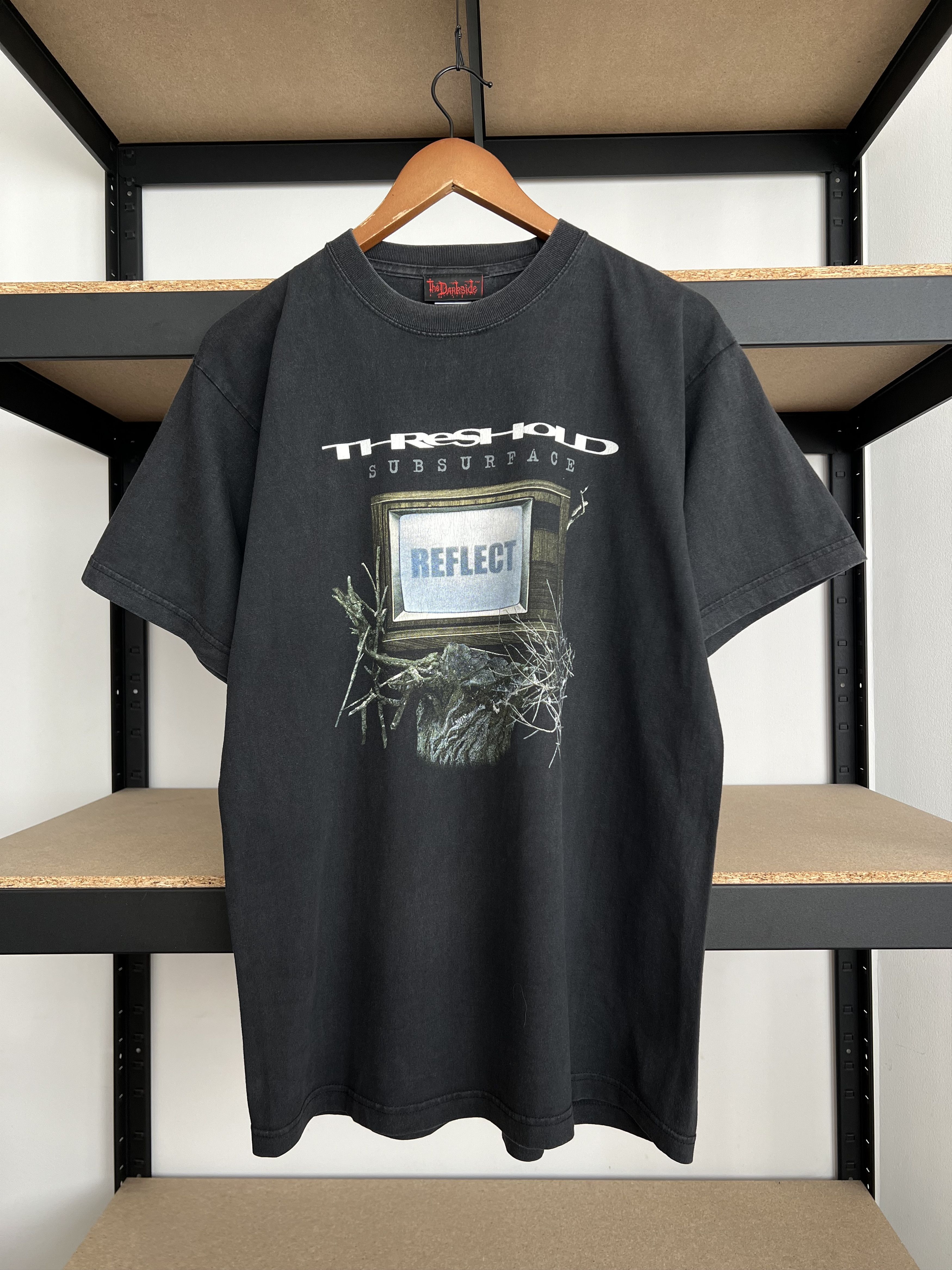 Band Tees Vintage 2004 Threshold Subsurface Metal Band Black T-shirt Size US L / EU 52-54 / 3 - 3 Thumbnail