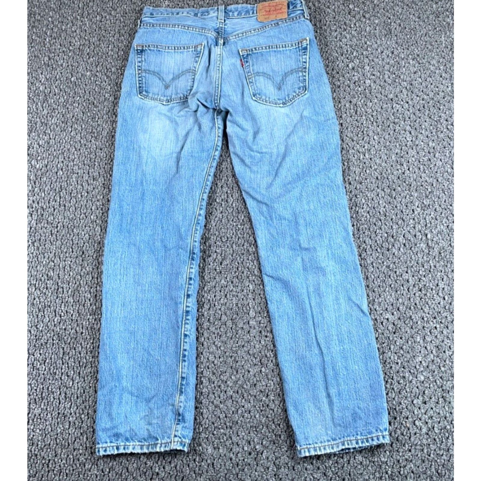 Levi's VINTAGE Levi's 501 XX Jeans Men's 32 x 31 Blue Denim Button Fly 2003 90s Classic Straight Jeans Mens Size US 32 / EU 48 - 2 Thumbnail