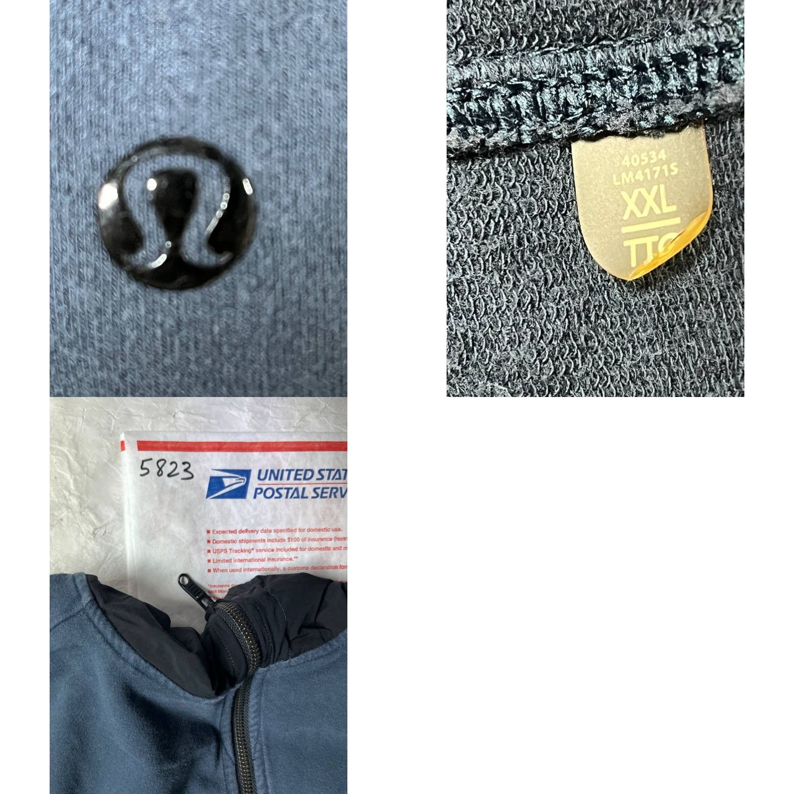 Lululemon Lululemon Jacket Men XXL Full Zip Outdoor Blue See Pics Some Stains Size US XXL / EU 58 / 5 - 9 Thumbnail