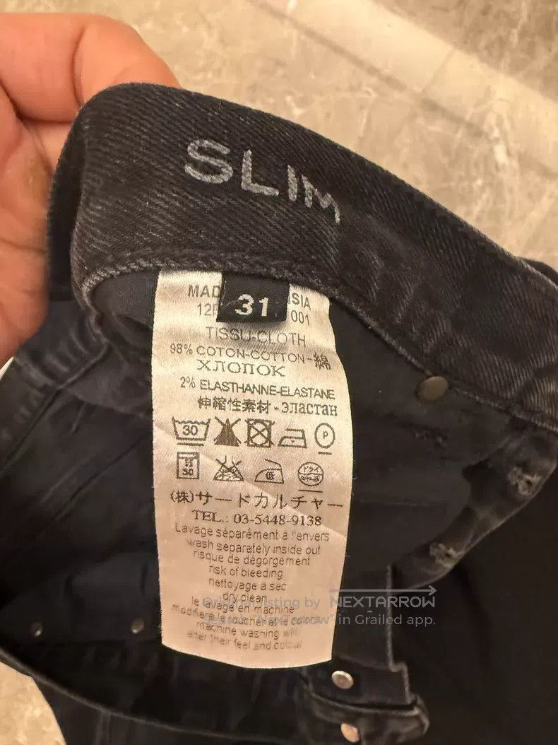 Givenchy Givenchy Iron Badge Slim Fit Jeans Size US 31 - 5 Thumbnail