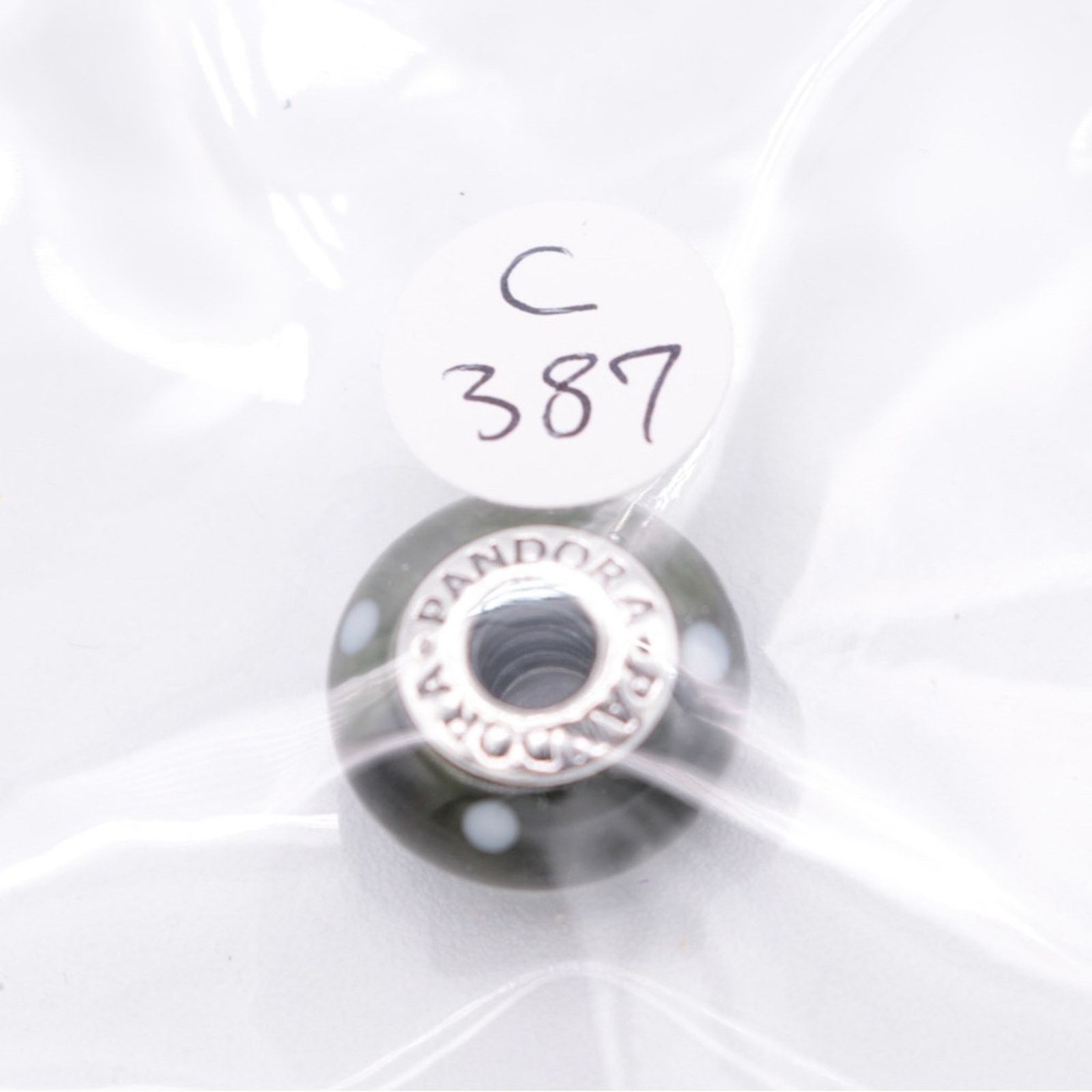 pandora Authentic PANDORA Black White Polka Dots Charm Size ONE SIZE - 10 Thumbnail