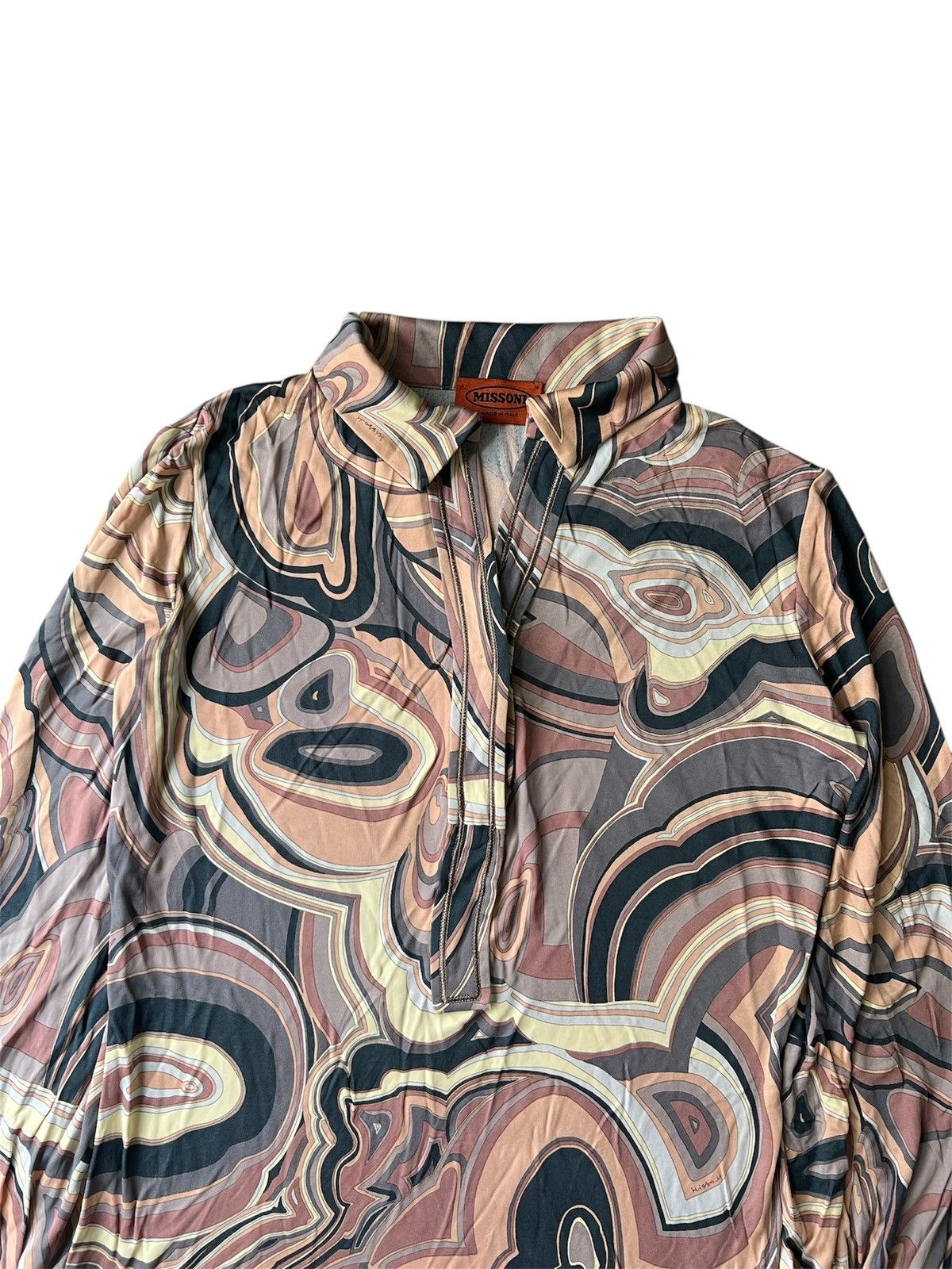 Missoni Missoni Patterned Blouse Vintage Size M / US 6-8 / IT 42-44 - 4 Thumbnail