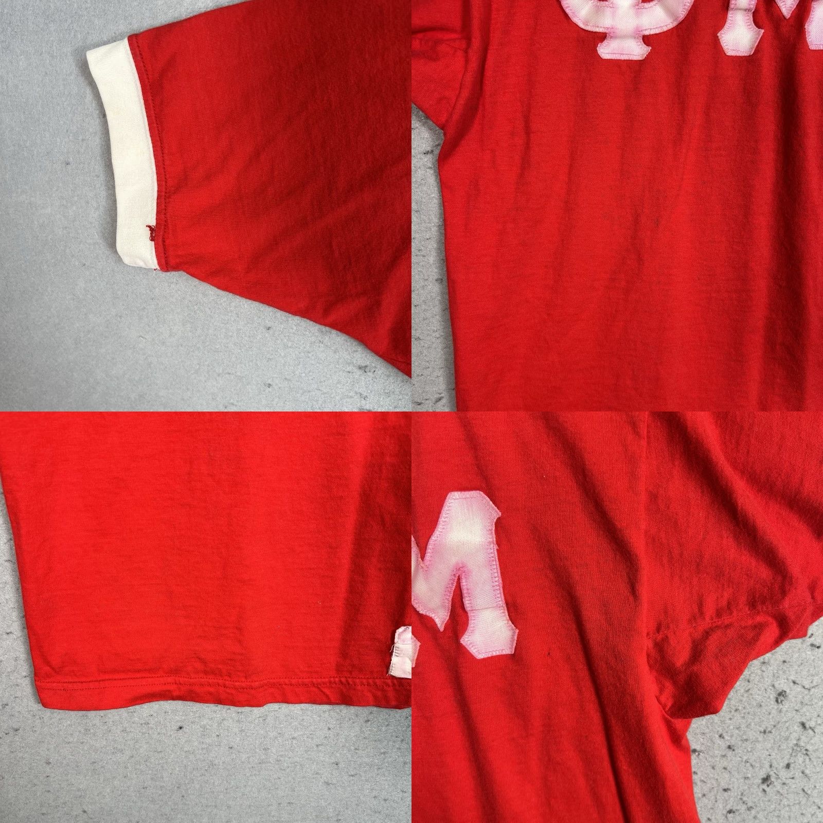 Russell Athletic VINTAGE 70s Russell Athletic Phi Mu T-Shirt Adult XS Red Sportswear Mens Size US XS / EU 42 / 0 - 8 Thumbnail