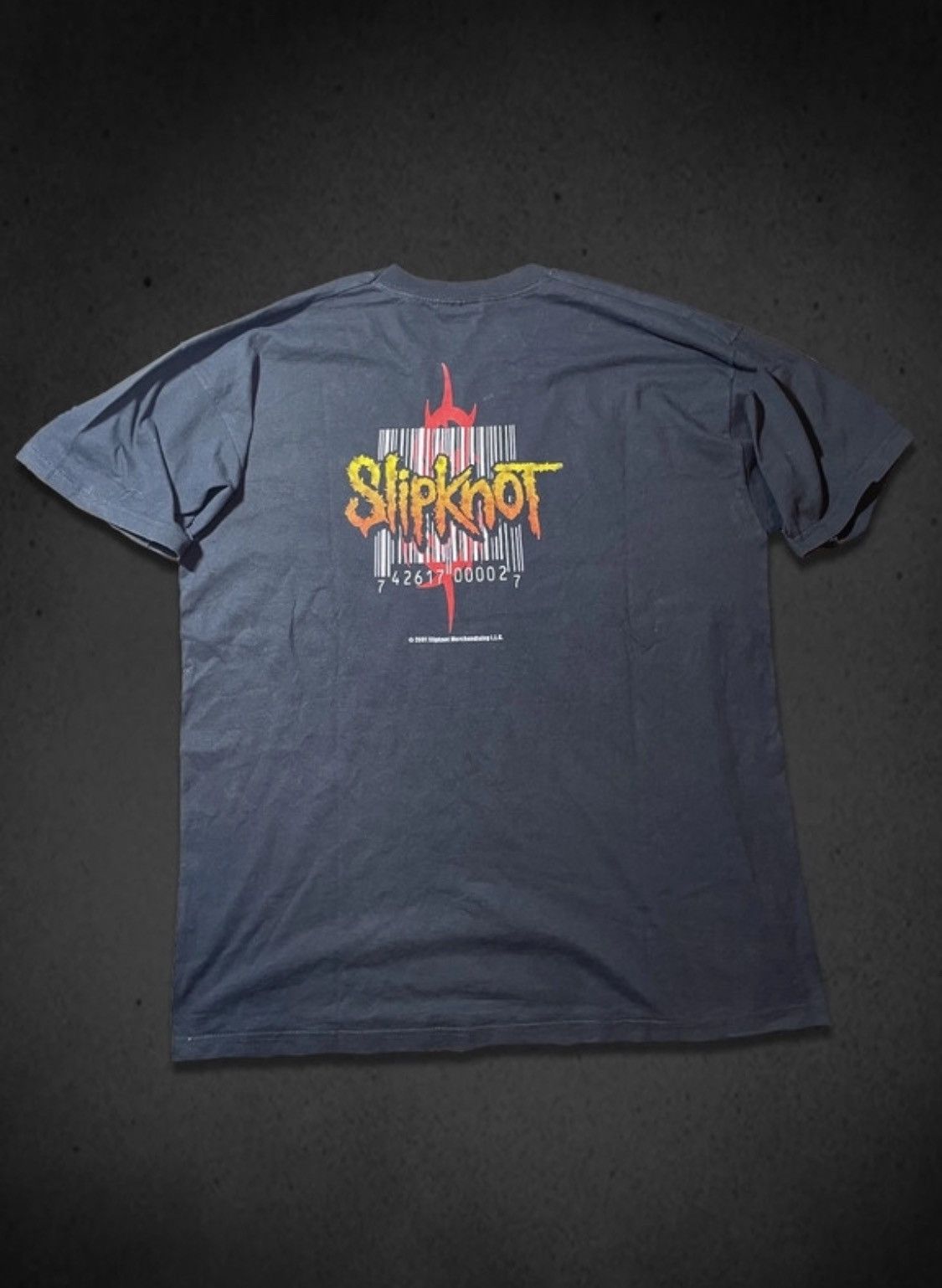 Slipknot Vintage 2001 Slipknot All Members Mask T-Shirt Size US XL / EU 56 / 4 - 2 Thumbnail