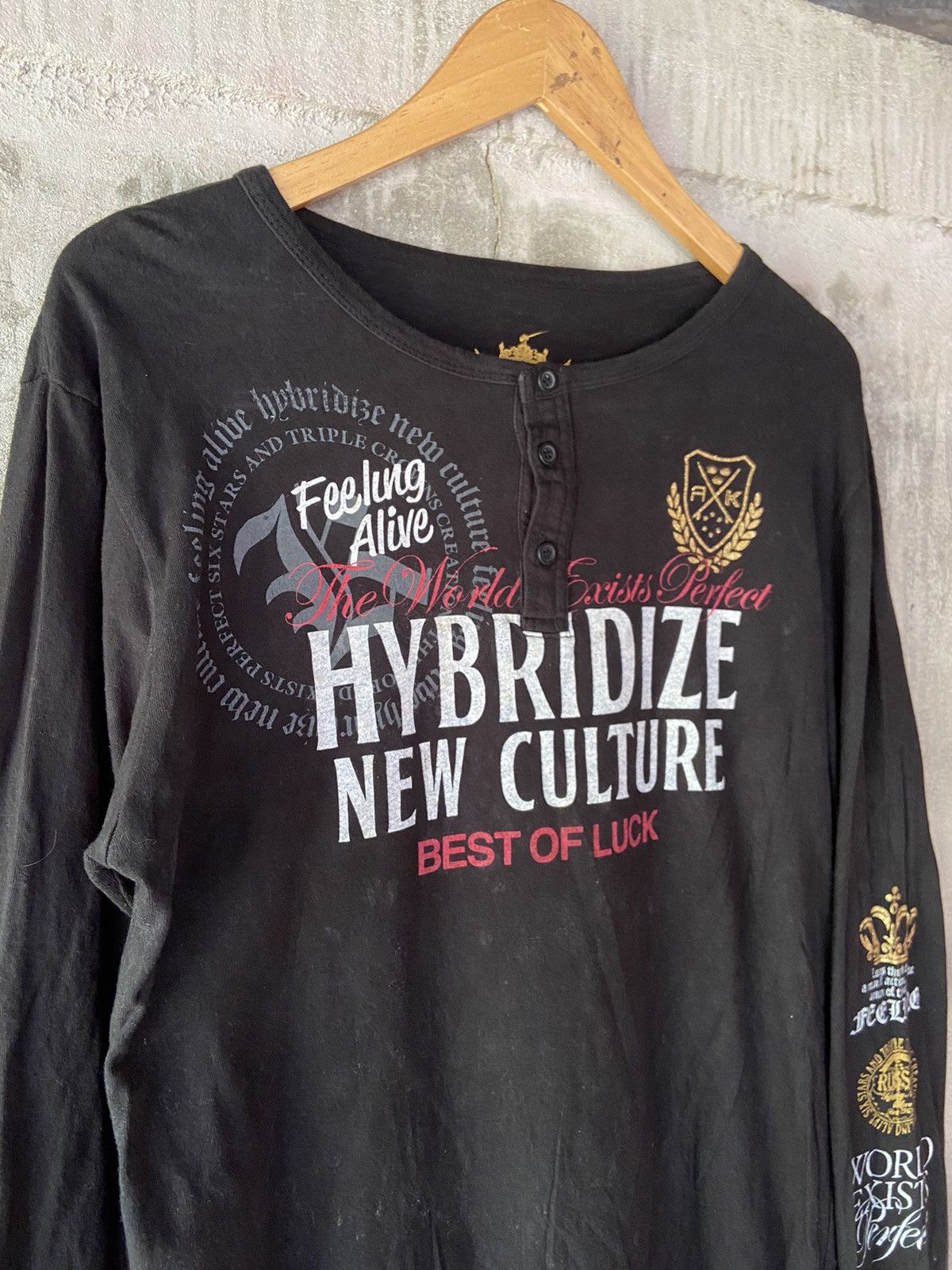 Beauty Beast × Hysteric Glamour × Japanese Brand FEELING ALIVE HYBRIDZE NEW CULTURE BEST OF LUCK LONG SLEEVE Size US L / EU 52-54 / 3 - 6 Thumbnail