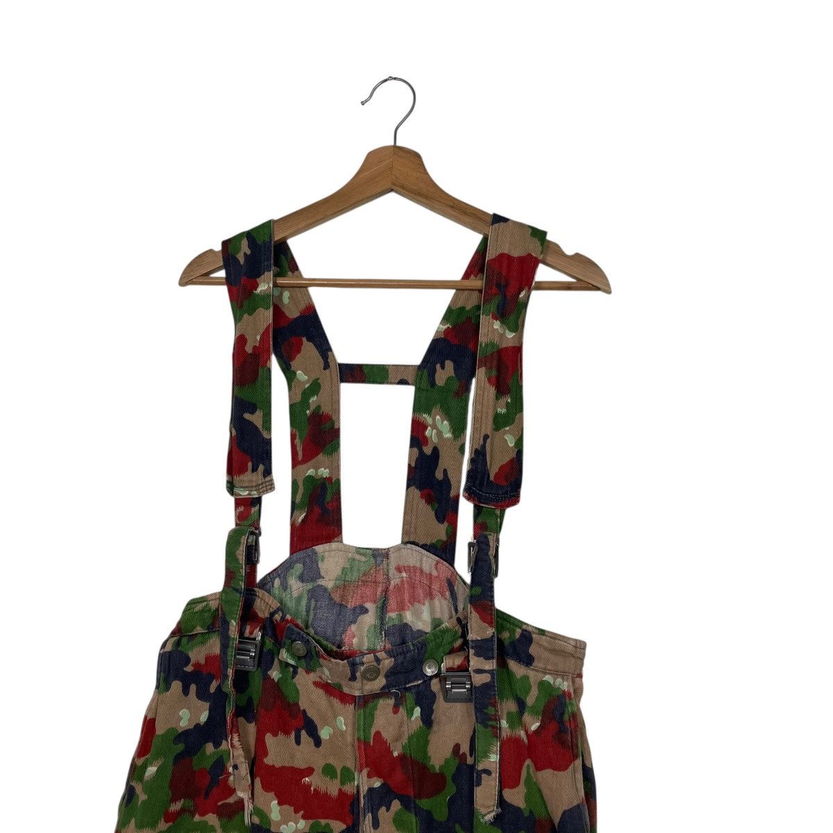 Other Vtg 70s Swiss Army M70 Alpenflage Combact Trouser Jumpsuit Size US 34 / EU 50 - 6 Thumbnail