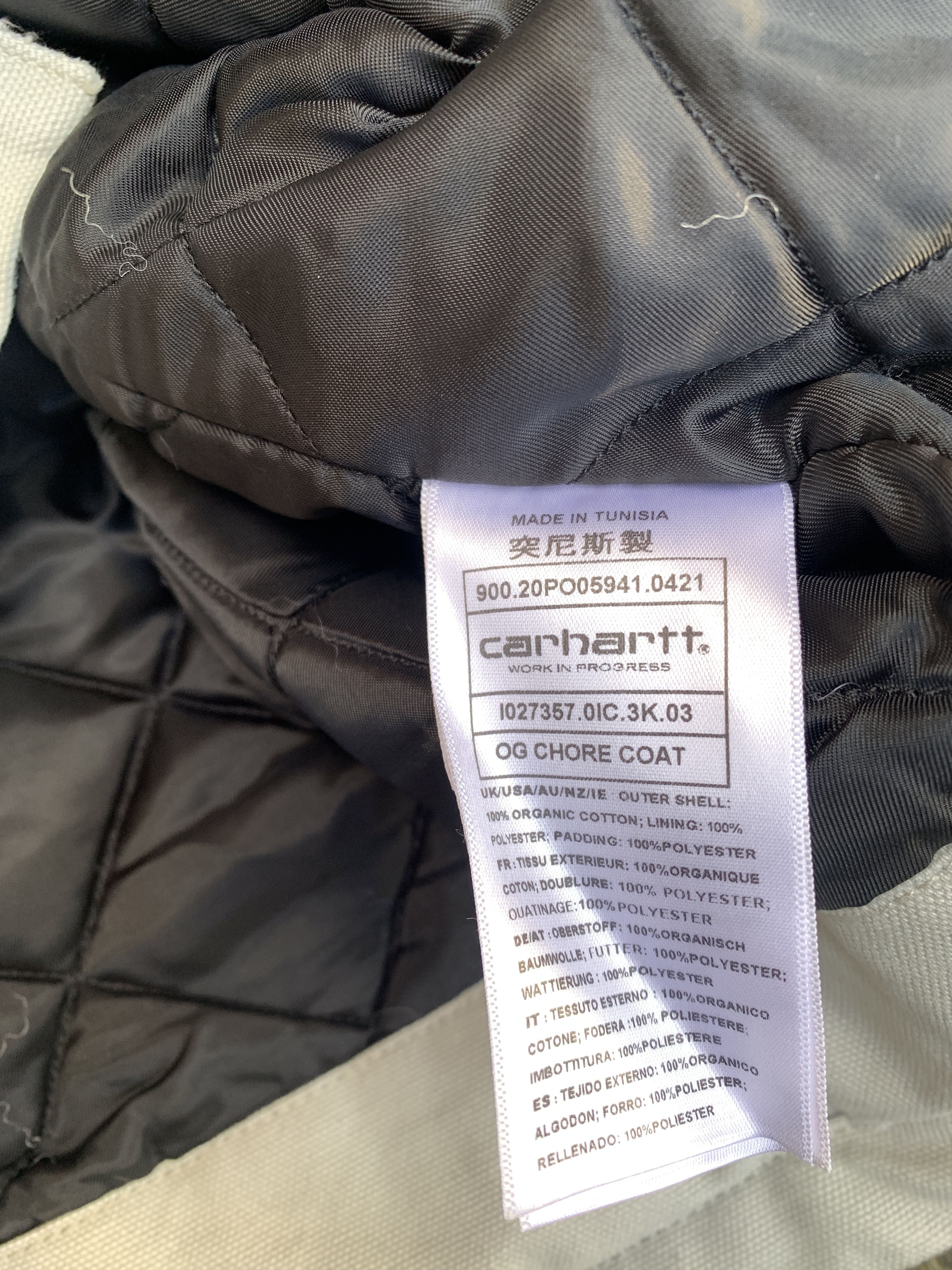 Carhartt Carhartt WIP OG Chore Coat Hammer/Hammer (aged canvas) Size US XL / EU 56 / 4 - 8 Thumbnail