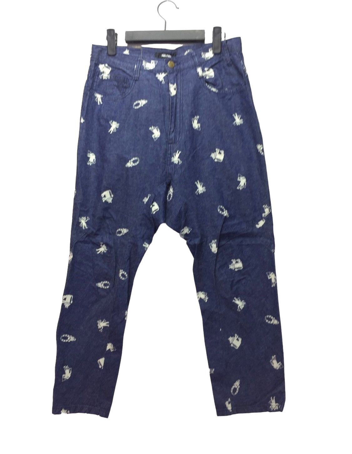 Issey Miyake Ne-Net Issey Miyake Low Rise Full Print Pants Size US 30 / EU 46 - 2 Thumbnail