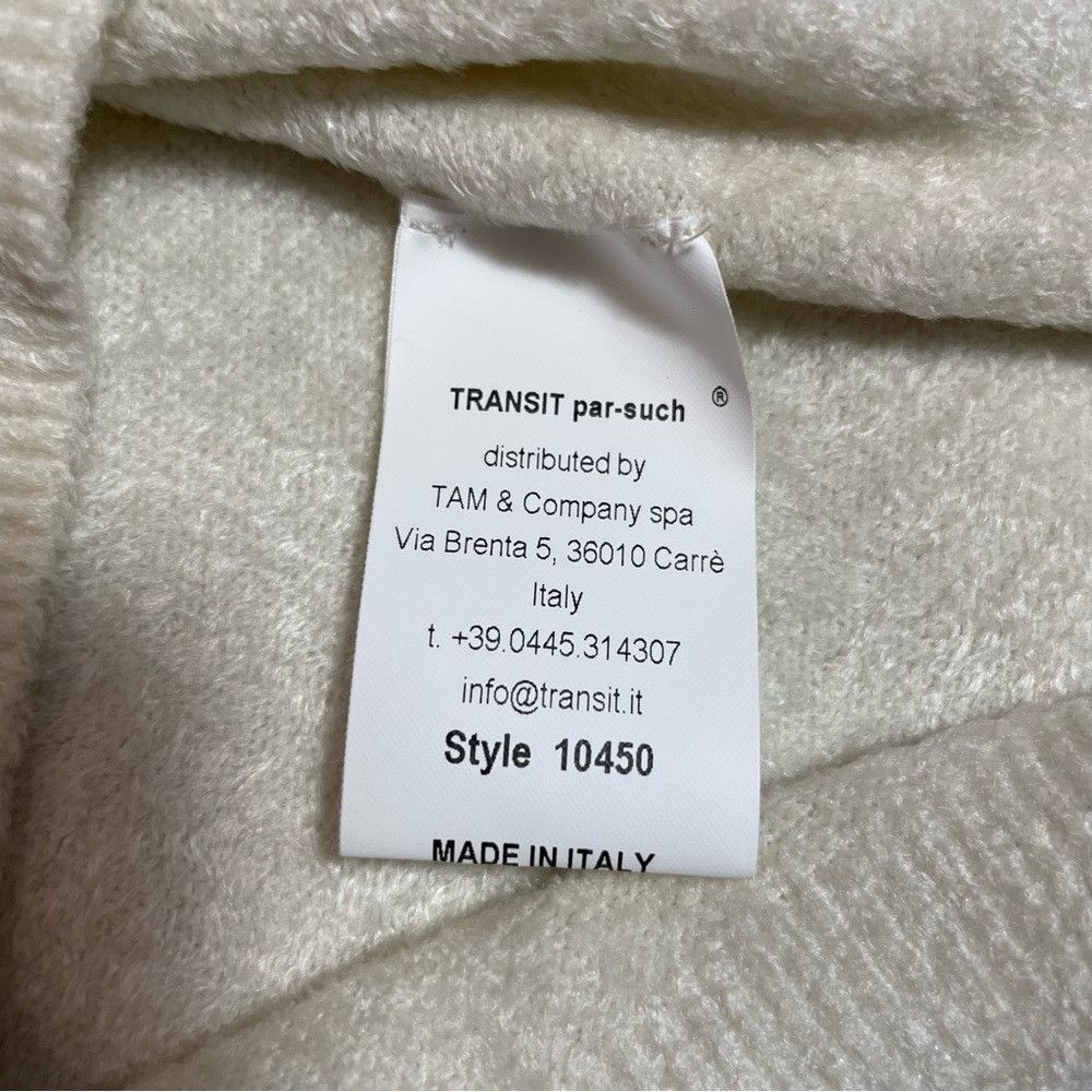 Other New Transit Par-Such Fuzzy Ivory Sweater Made in Italy Size Size M / US 6-8 / IT 42-44 - 7 Thumbnail