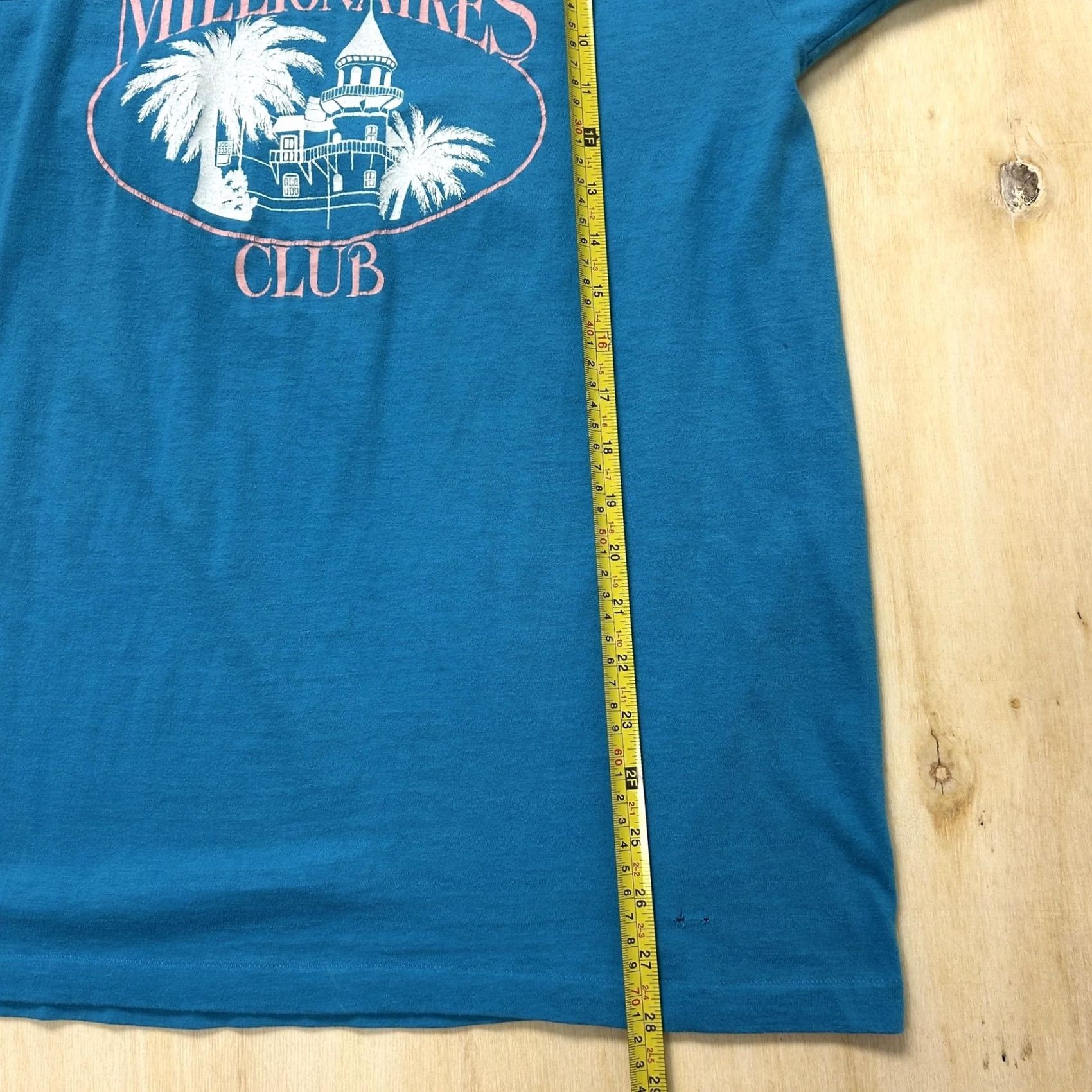 Vintage Vintage America Project T-Shirt Men XL Blue Jekyll Island Millionaires Club Graphic Print Short Sleeve Crew Neck Shirt Mens Size US XL / EU 56 / 4 - 6 Thumbnail