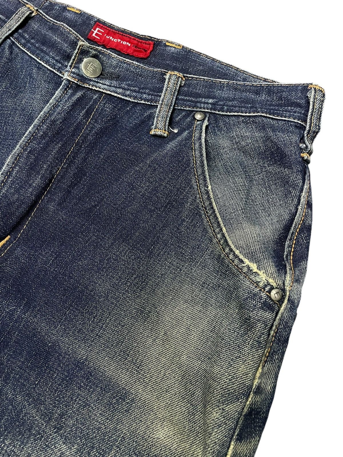 Edwin × Hysteric Glamour Vintage Edwin E Function Spiral Cut Loose Jeans Size US 30 / EU 46 - 7 Thumbnail