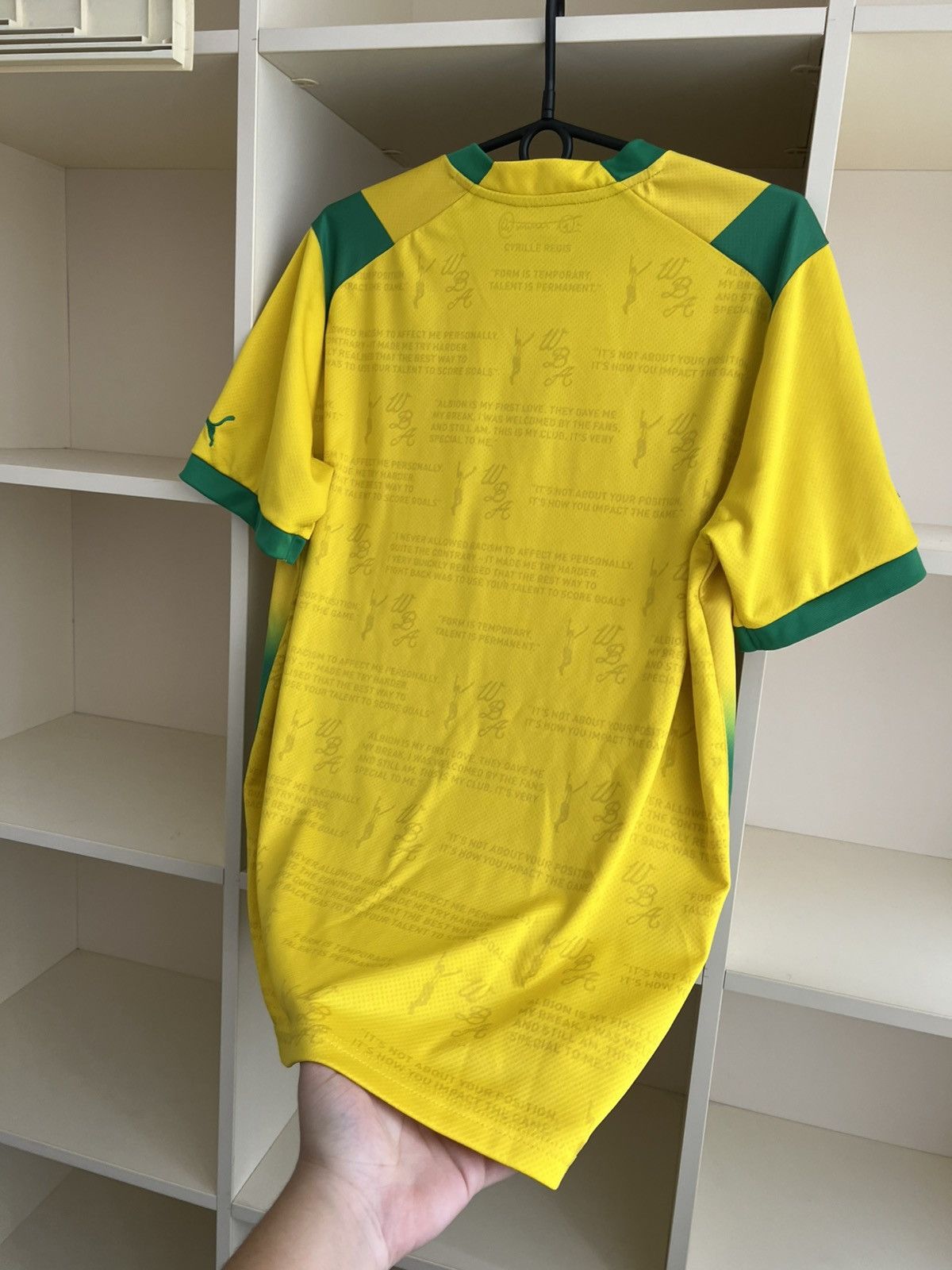 Puma West Bromwich Albion WBA 2022 Away Football Shirt Puma Sz L Size US L / EU 52-54 / 3 - 16 Thumbnail