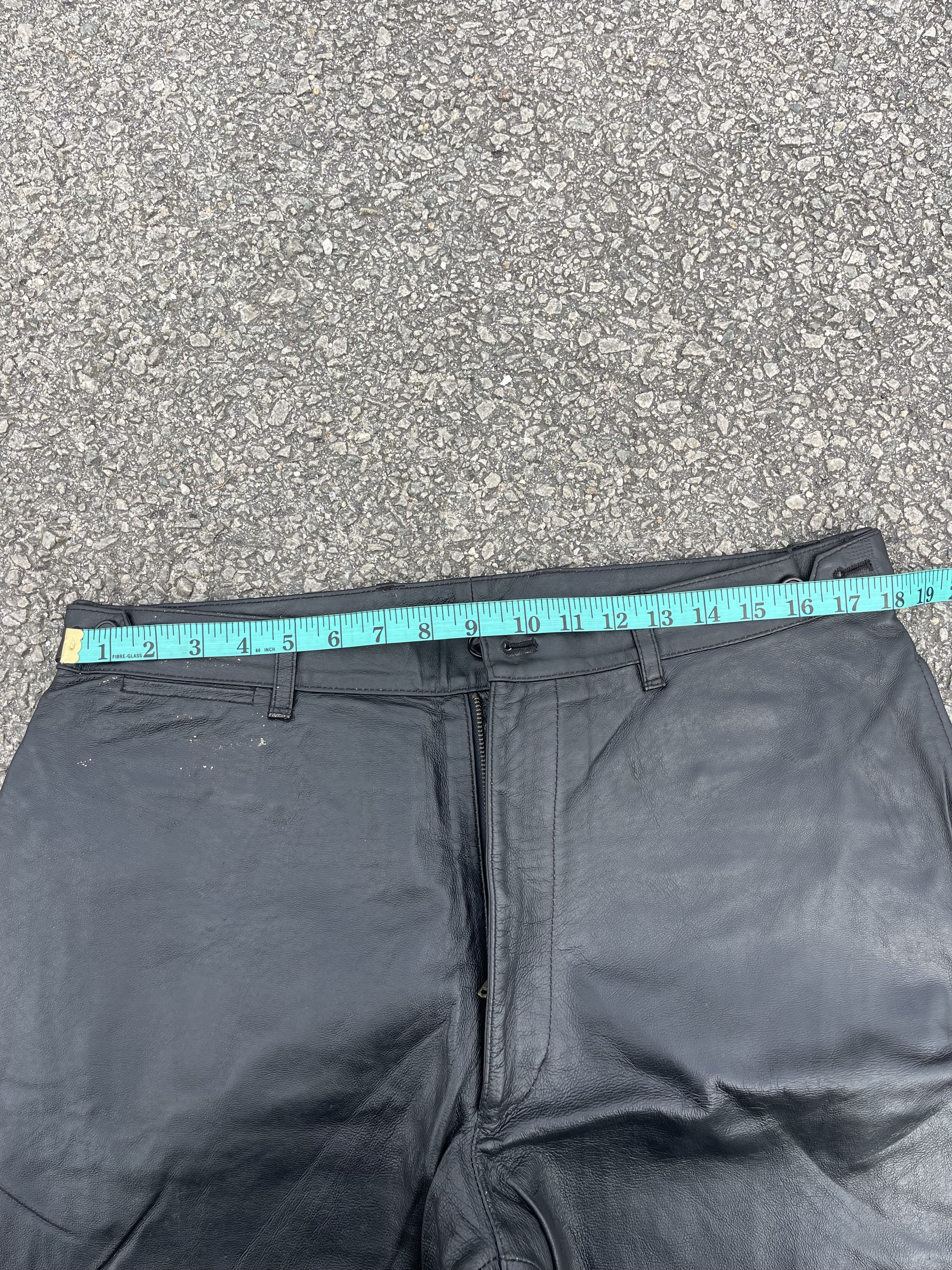 If Six Was Nine Allen Jolly Leather Trouser Size US 36 / EU 52 - 8 Thumbnail