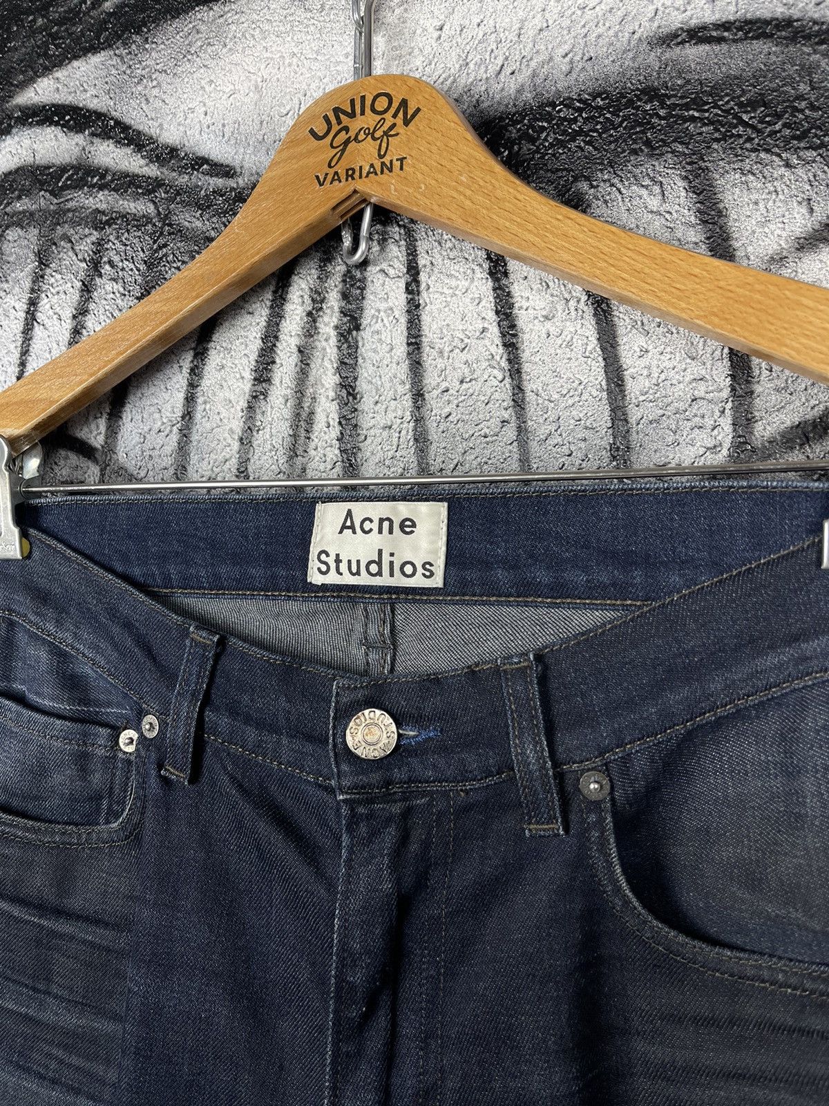 Acne Studios Acne Studios Ace Oreo Denim Jeans Men’s Size W32 L34 Size US 32 / EU 48 - 7 Thumbnail