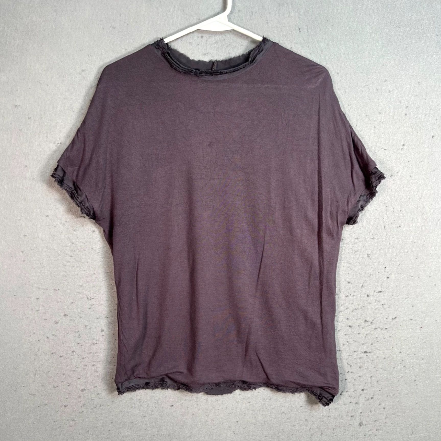 Lanvin VINTAGE Lanvin Paris XS Gray Distressed Short Sleeve T-Shirt Mens Size US XS / EU 42 / 0 - 2 Thumbnail