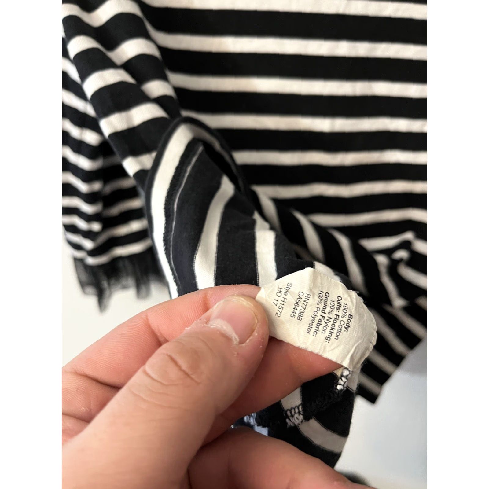 J.Crew J.CREW Nautical Striped Shirt Women's XS Long Sleeve Boat Neck Cotton White Size XS / US 0-2 / IT 36-38 - 5 Thumbnail