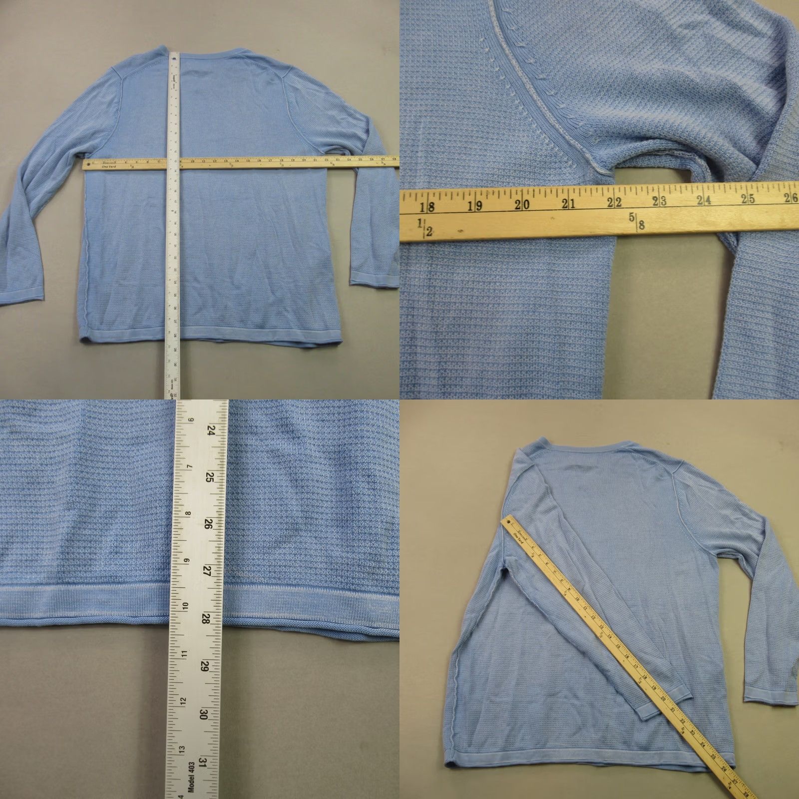 Tommy Bahama Tommy Bahama Sweater Large Blue Long Sleeve V Neck Pullover Outdoors Mens Size US L / EU 52-54 / 3 - 8 Thumbnail