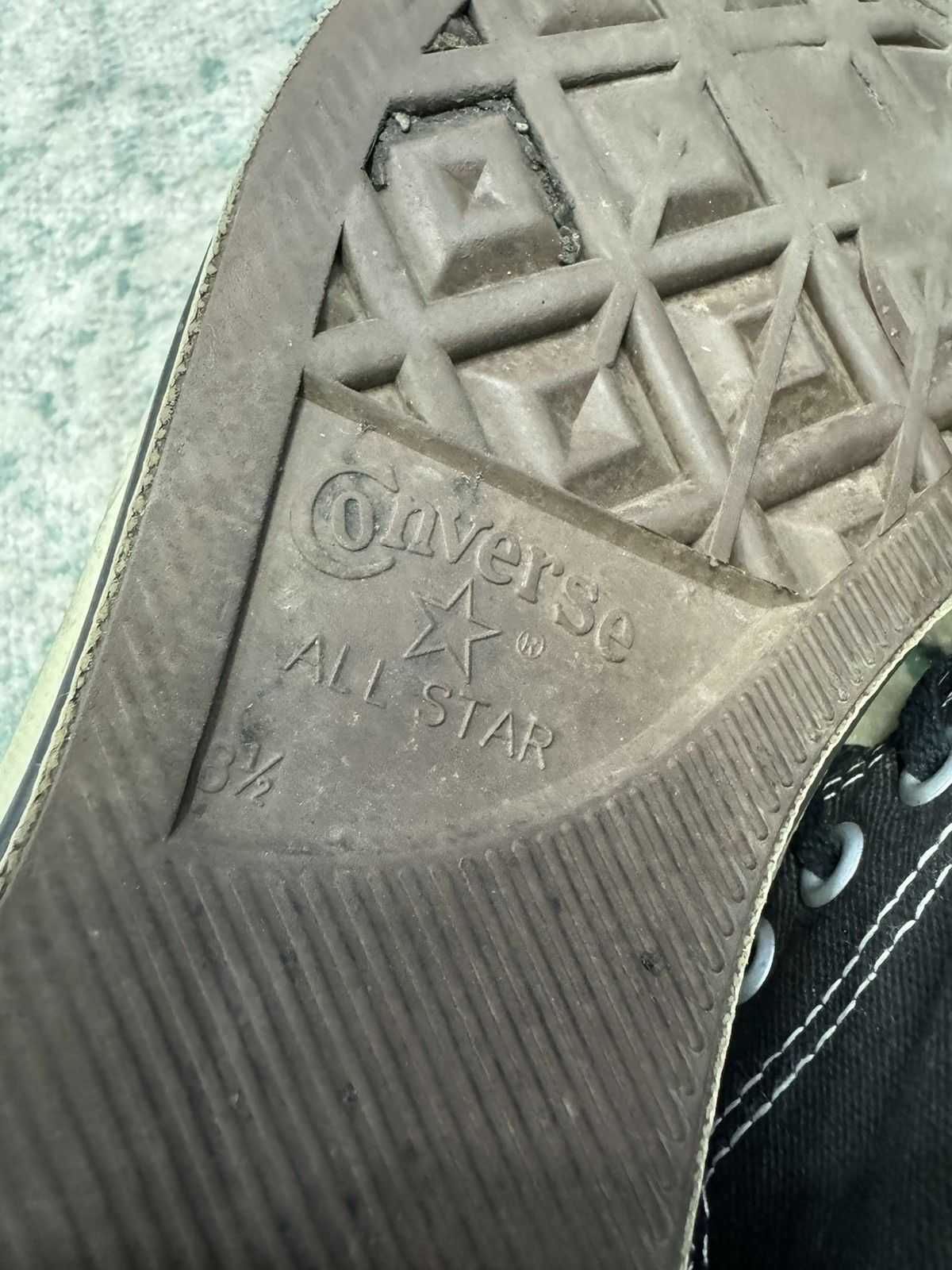 Converse × Vintage VTG CONVERSE MADE IN USA TRASHED DISTRESSED LOW-TOP SHOES Size US 8.5 / EU 41-42 - 11 Thumbnail
