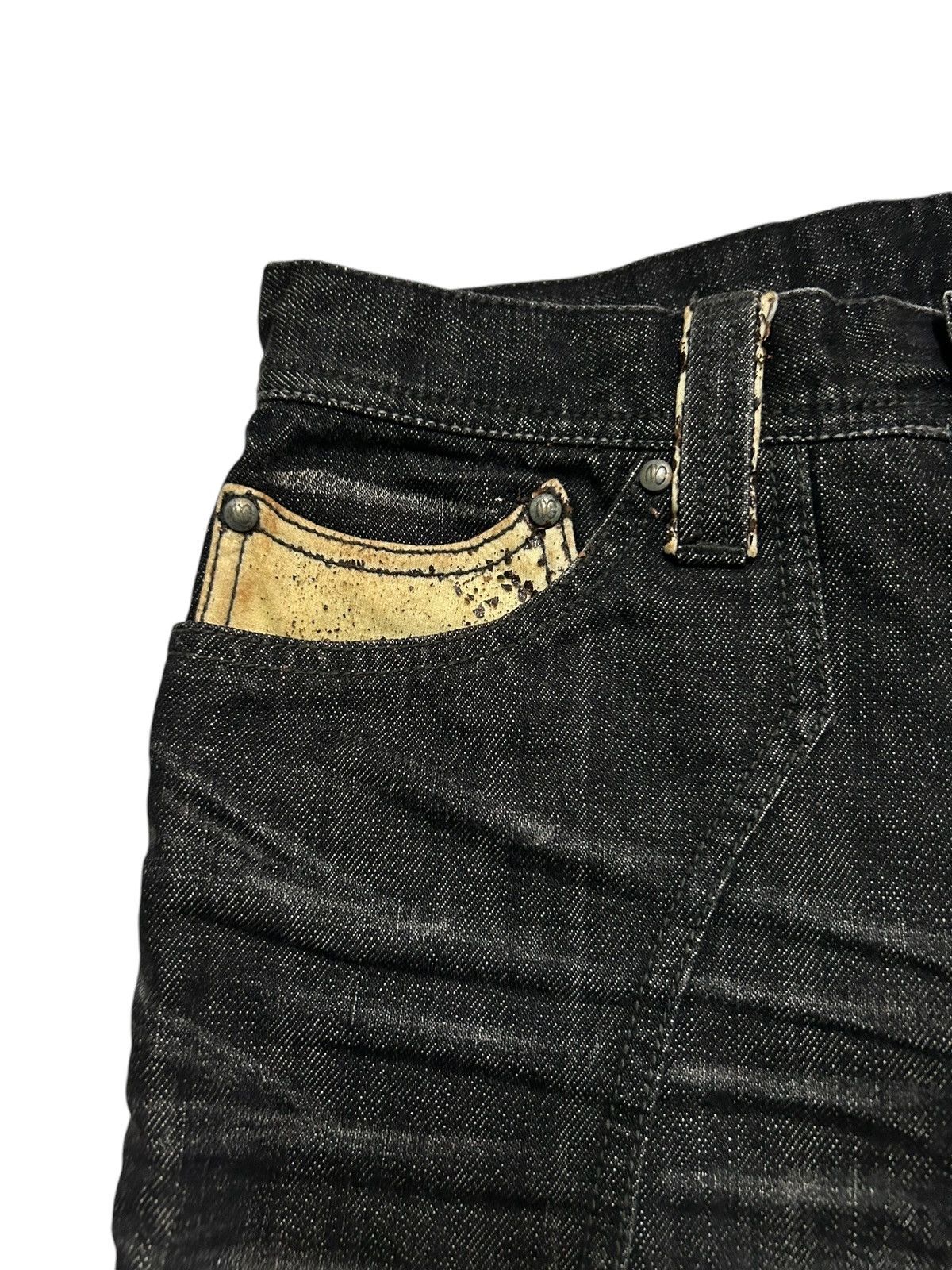 If Six Was Nine × Le Grande Bleu (L.G.B.) × Nicole Club Nicole Club For Men Rare Japanese Punk Style Denim 🎌☠️☠️ Size US 31 - 6 Thumbnail