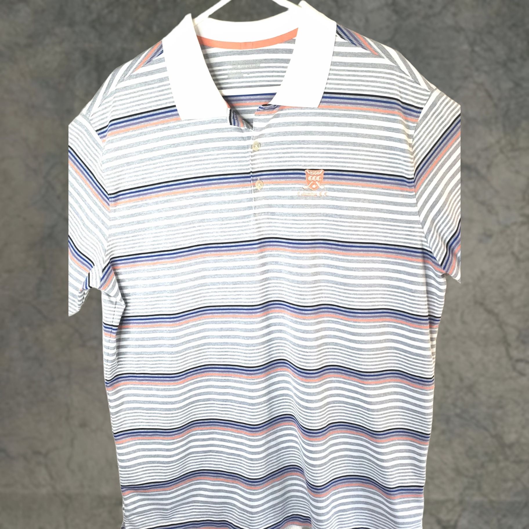Nike Nike Golf Polo Dri-Fit Tour Performance Striped Shirt Mens XL Multicolor Athletic Golf Polo Shirt Mens XL Size US XL / EU 56 / 4 - 1 Thumbnail