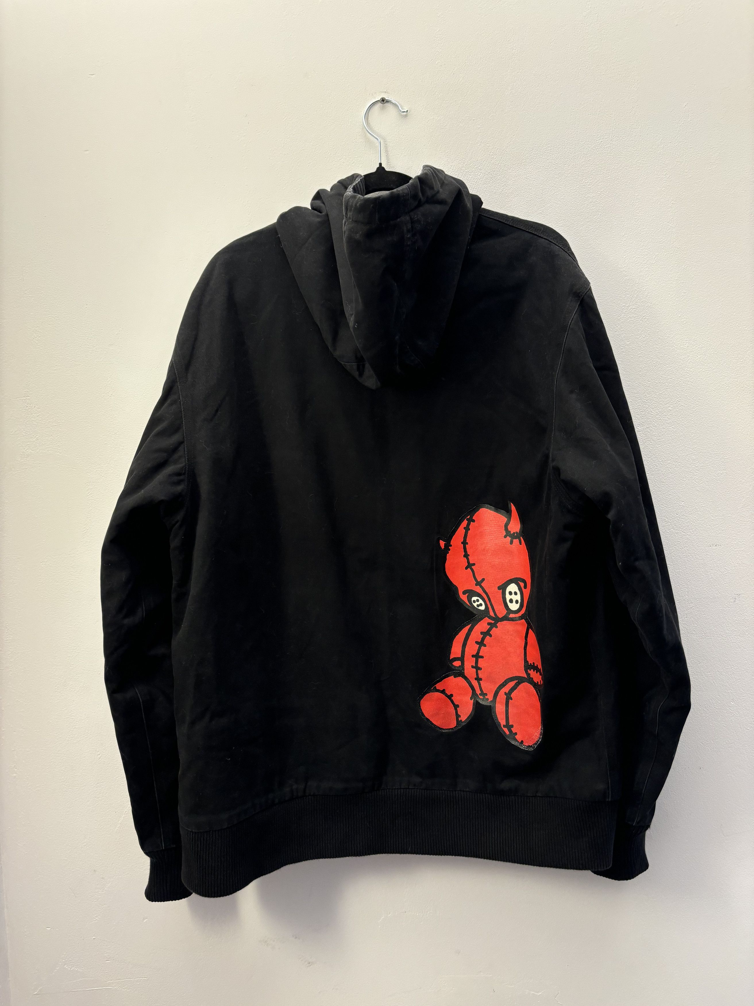 Japanese Brand × Vintage Vintage Y2K Diabolik Evilwear Insulated Hoodie Size US L / EU 52-54 / 3 - 9 Thumbnail