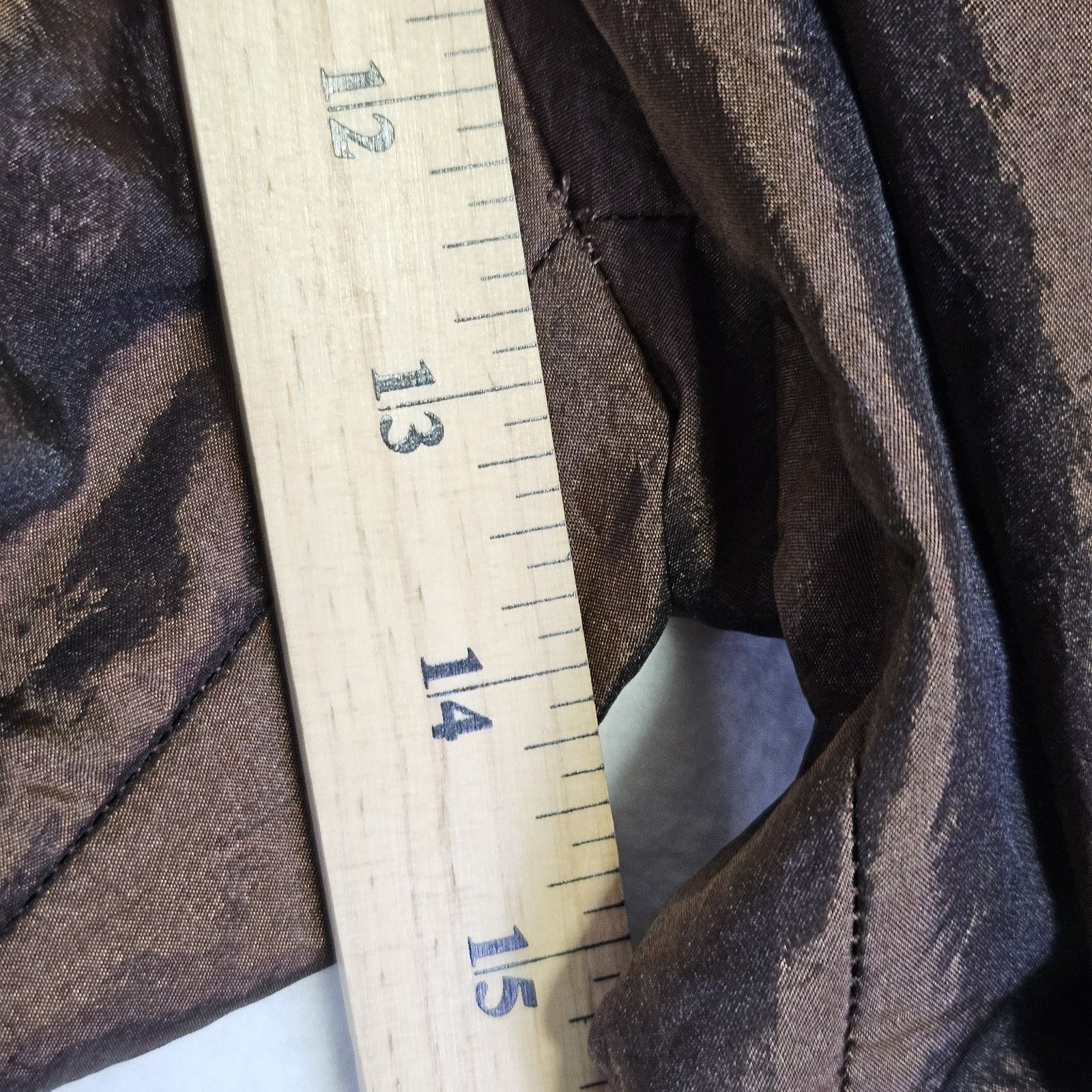 Tibi TIBI Crispy Nylon Felix Jogger Metallic Brown Oversize Baggy Size 27" / US 4 / IT 40 - 17 Thumbnail