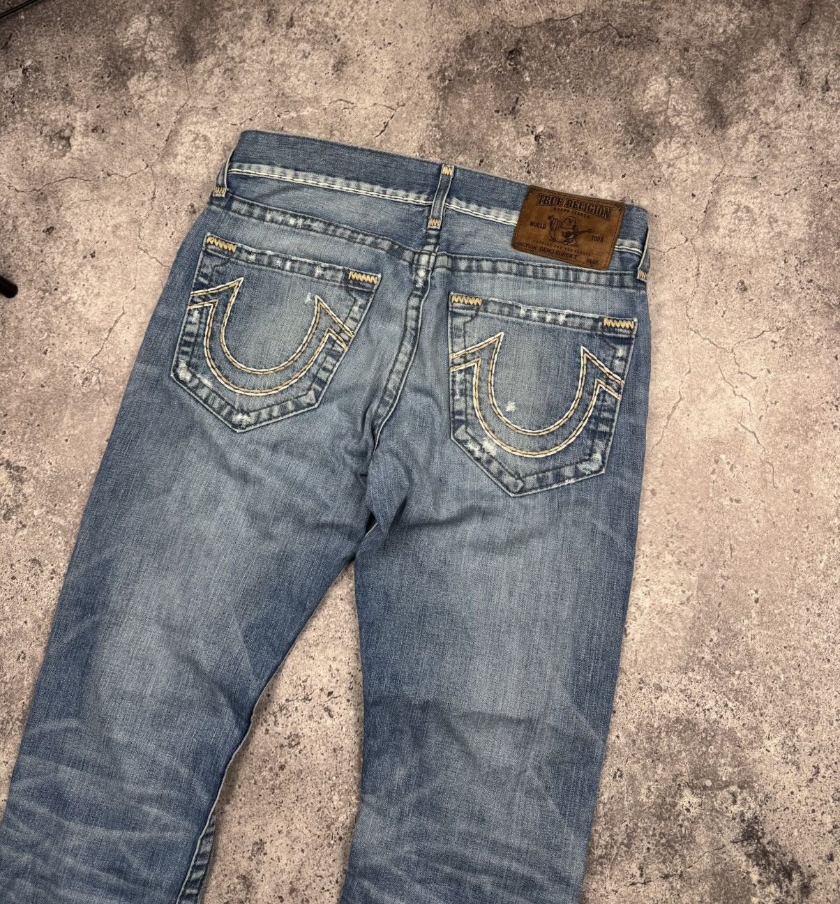 True Religion True Religion Vintage Jeans Flared Wide Baggy Distressed Y2K Size US 31 - 11 Thumbnail