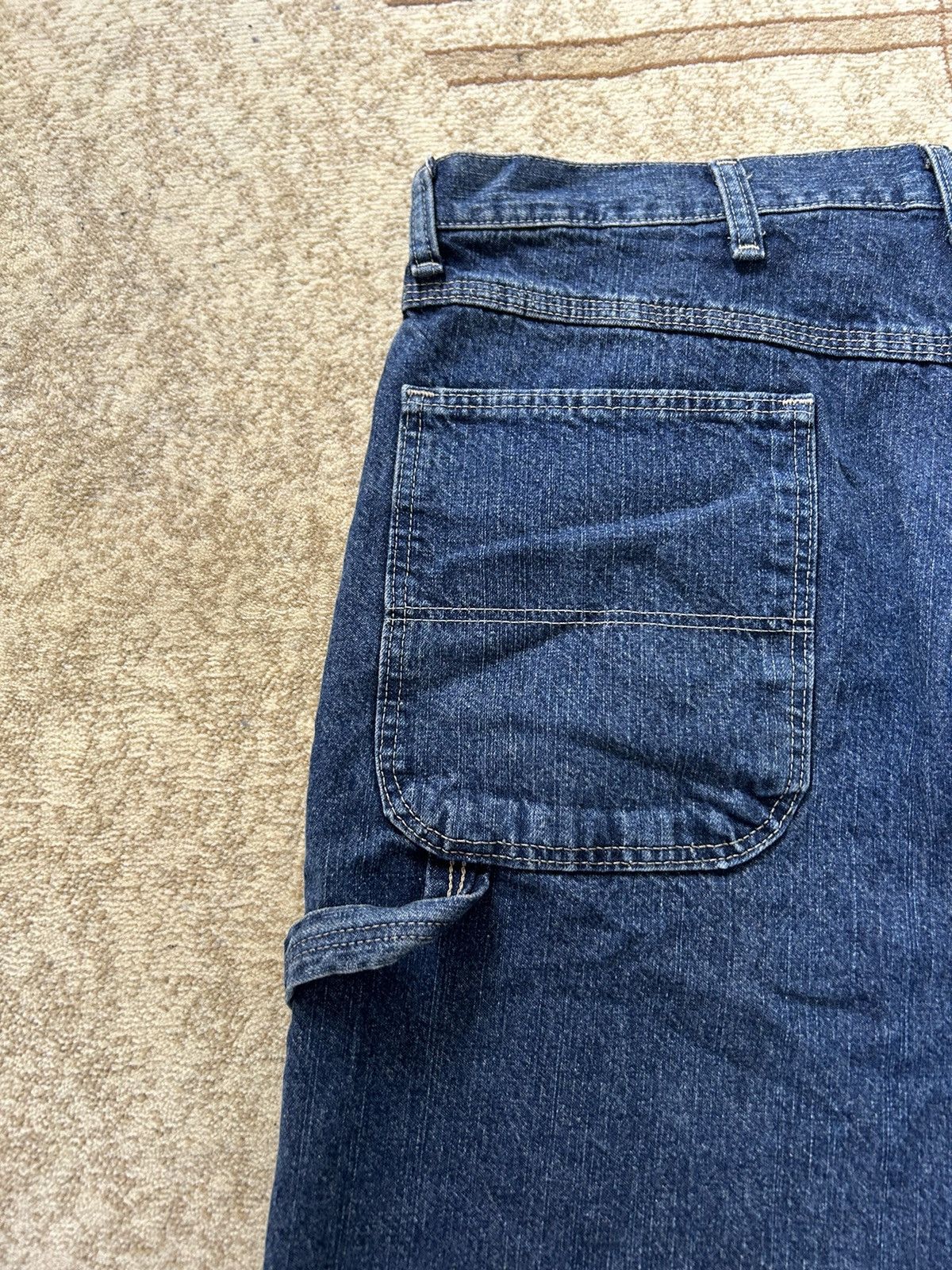 Vintage × Wrangler Vintage Wrangler Carpenter Denim Shorts Size US 36 / EU 52 - 4 Thumbnail