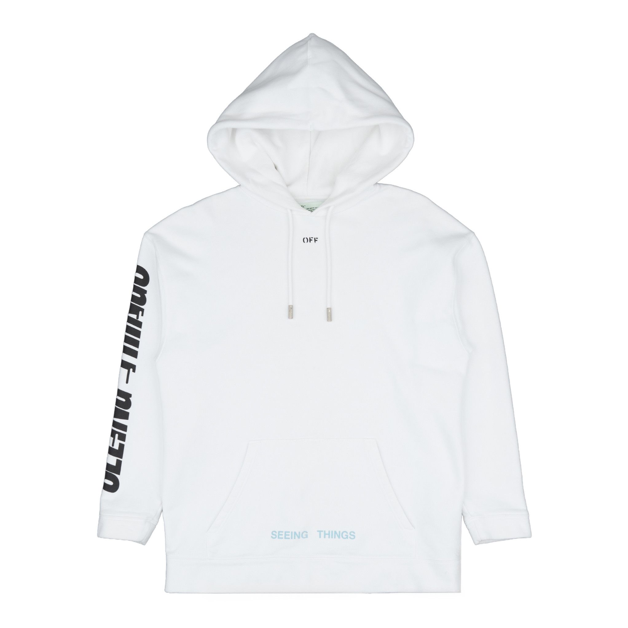 Off-White Photocopy Logo Hooded Sweatshirt White Multi Size US XS / EU 42 / 0 - 1 Thumbnail