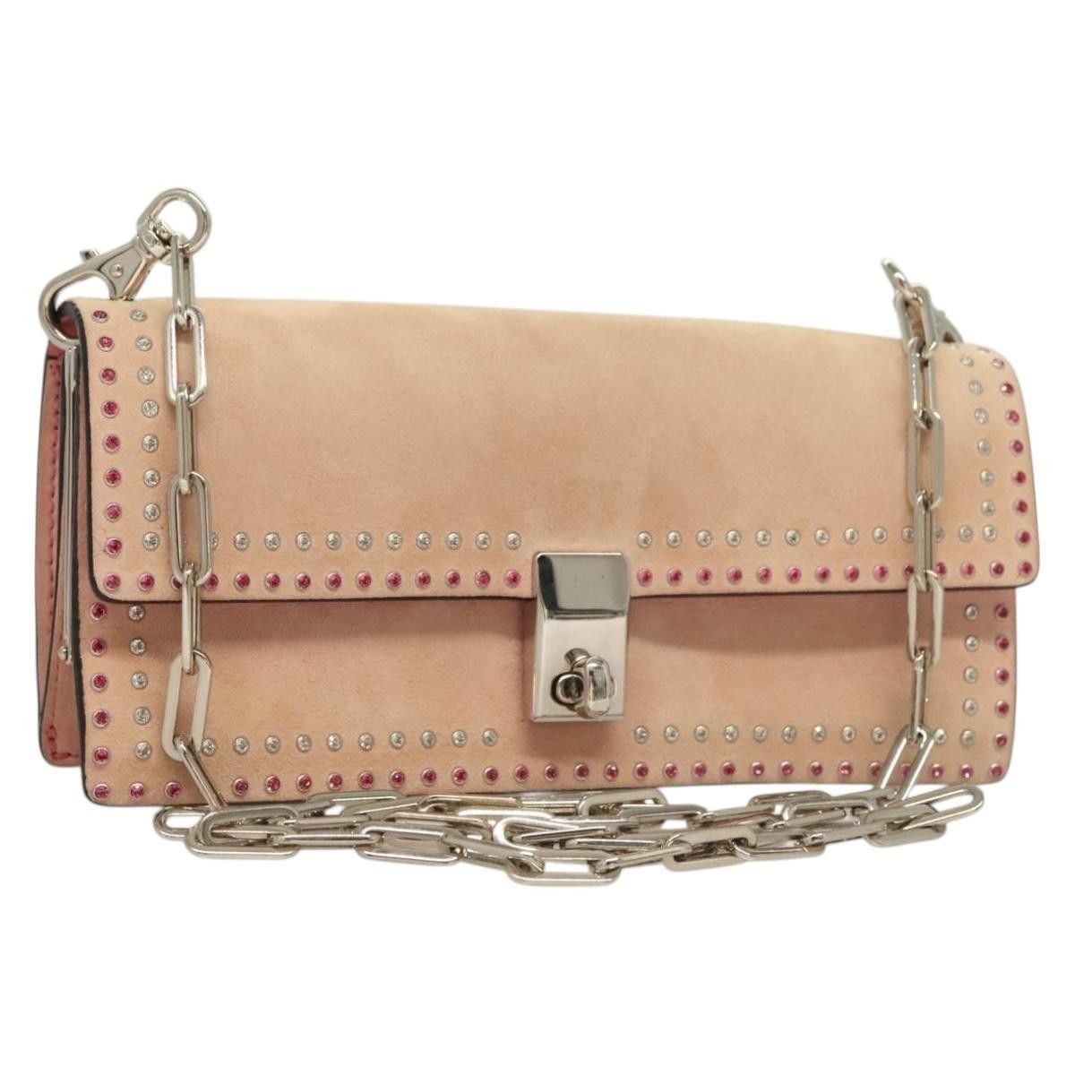 Valentino Valentino Garavani Turnlock Chain Suede Size ONE SIZE - 1 Thumbnail