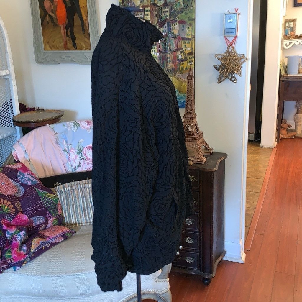 Other Large Chardin black jacket with black rose pattern Size L / US 10 / IT 46 - 5 Thumbnail