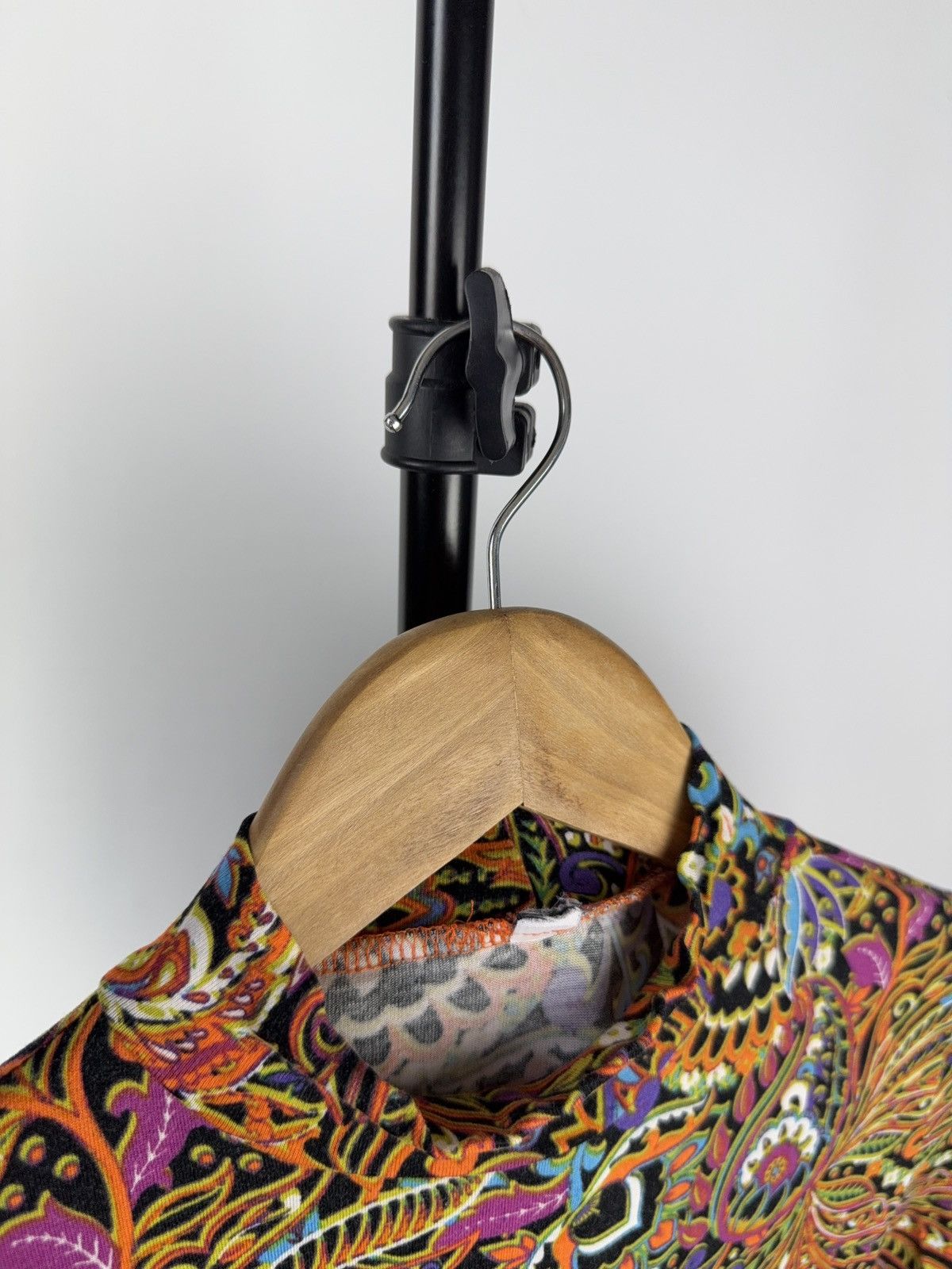 Japanese Brand × Vintage Y2K Psychedelic Mesh Top JPG Vibes Sheer Print Long Sleeve Size M / US 6-8 / IT 42-44 - 3 Thumbnail