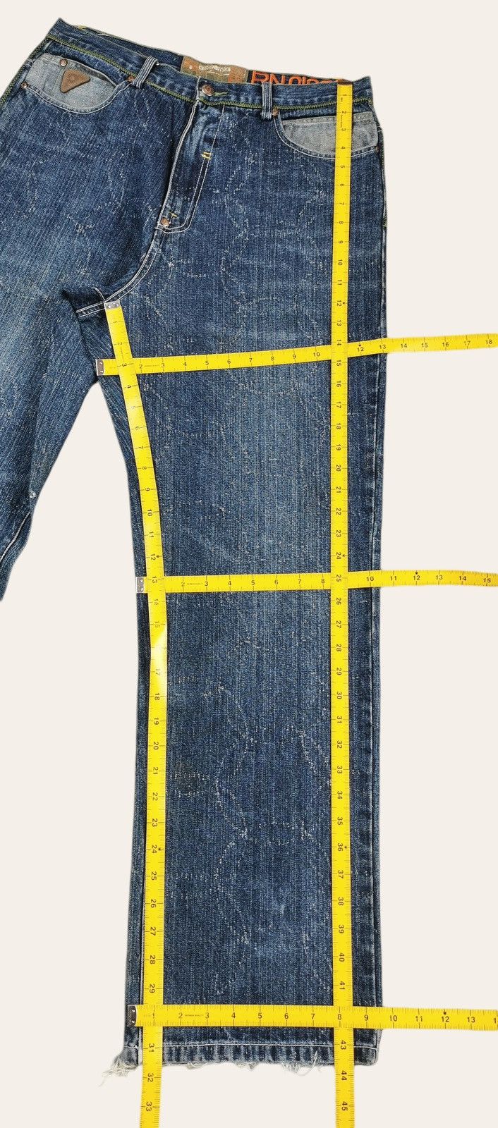 Akademiks Akademiks Safety Product Baggy Jeans Looklike Jnco Size US 32 / EU 48 - 12 Thumbnail