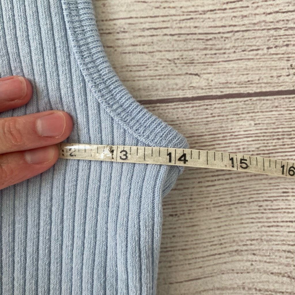 Old Navy Old navy women S cotton blend ribbed v-cut neck crop tank to Size S / US 4 / IT 40 - 9 Thumbnail