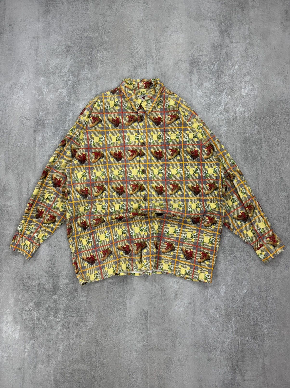 Japanese Brand × Vintage Key West Plaid shirt long sleeve Vintage Mens size Large Size US L / EU 52-54 / 3 - 1 Thumbnail