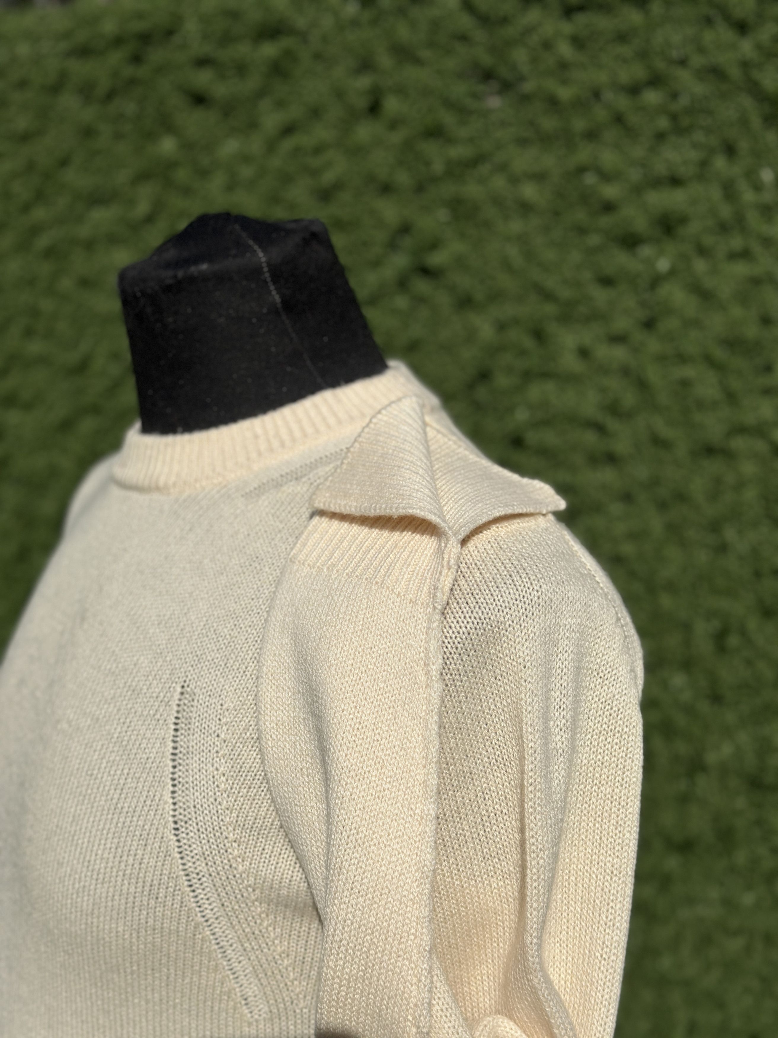 Brunello Cucinelli Brunello Cucinelli Cashmere Layered Back Knit Sweater M L Size L / US 10 / IT 46 - 6 Thumbnail