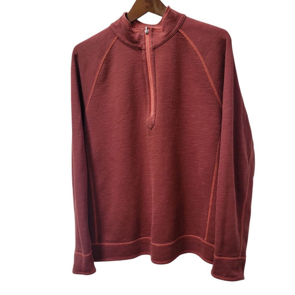 Tommy Bahama Tommy Bahama Reversible Quarter-Zip Sweatshirt Medium Size US M / EU 48-50 / 2 - 3 Thumbnail