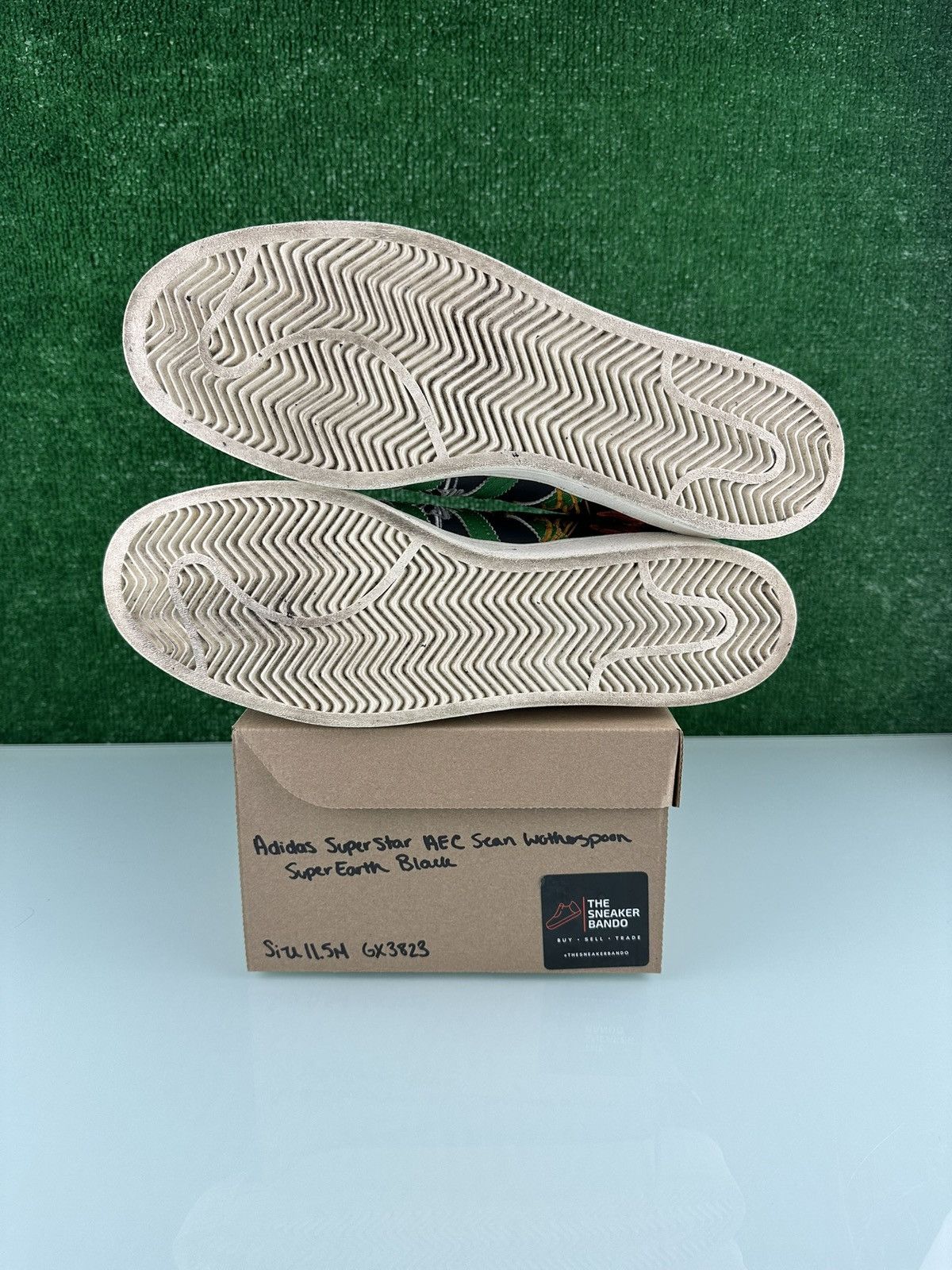 Adidas adidas Sean Wotherspoon x Superstar Super Earth -Size 11.5 Size US 11.5 / EU 44-45 - 8 Thumbnail