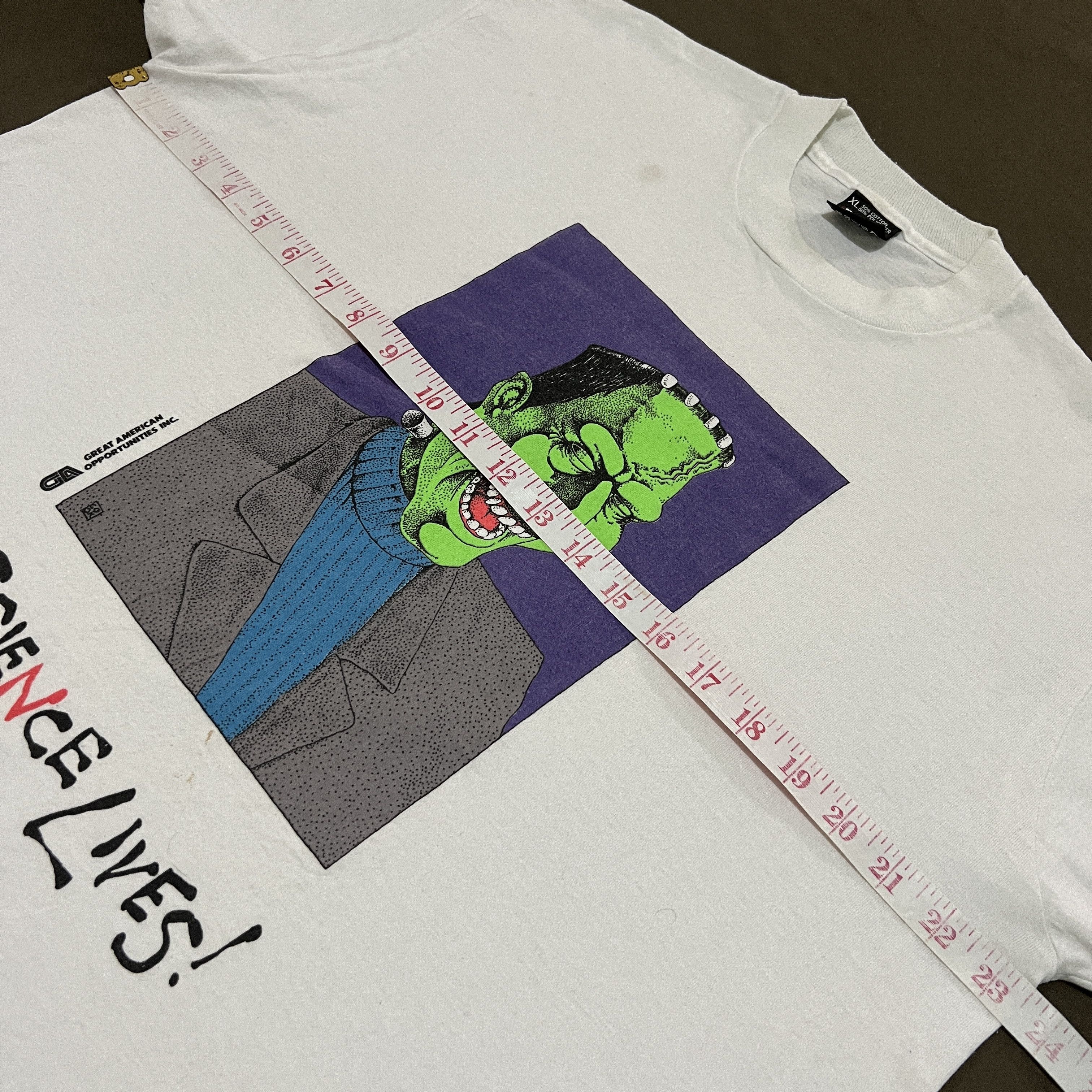 Expert Horror Very Rare Vintage 90s Frankenstein comic Promo Tee XL Size US XL / EU 56 / 4 - 11 Thumbnail
