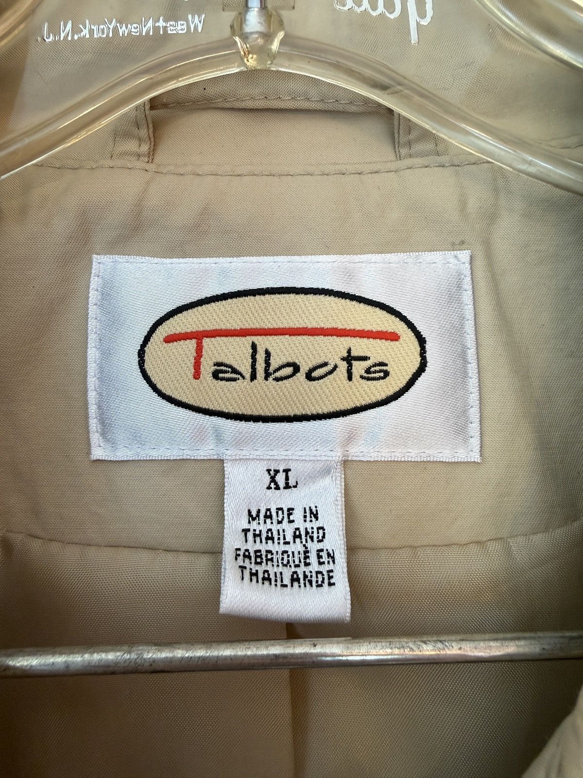 Talbots Talbots Women’s Beige Belted Button Up Classic Trench Coat Size XL / US 12-14 / IT 48-50 - 2 Thumbnail