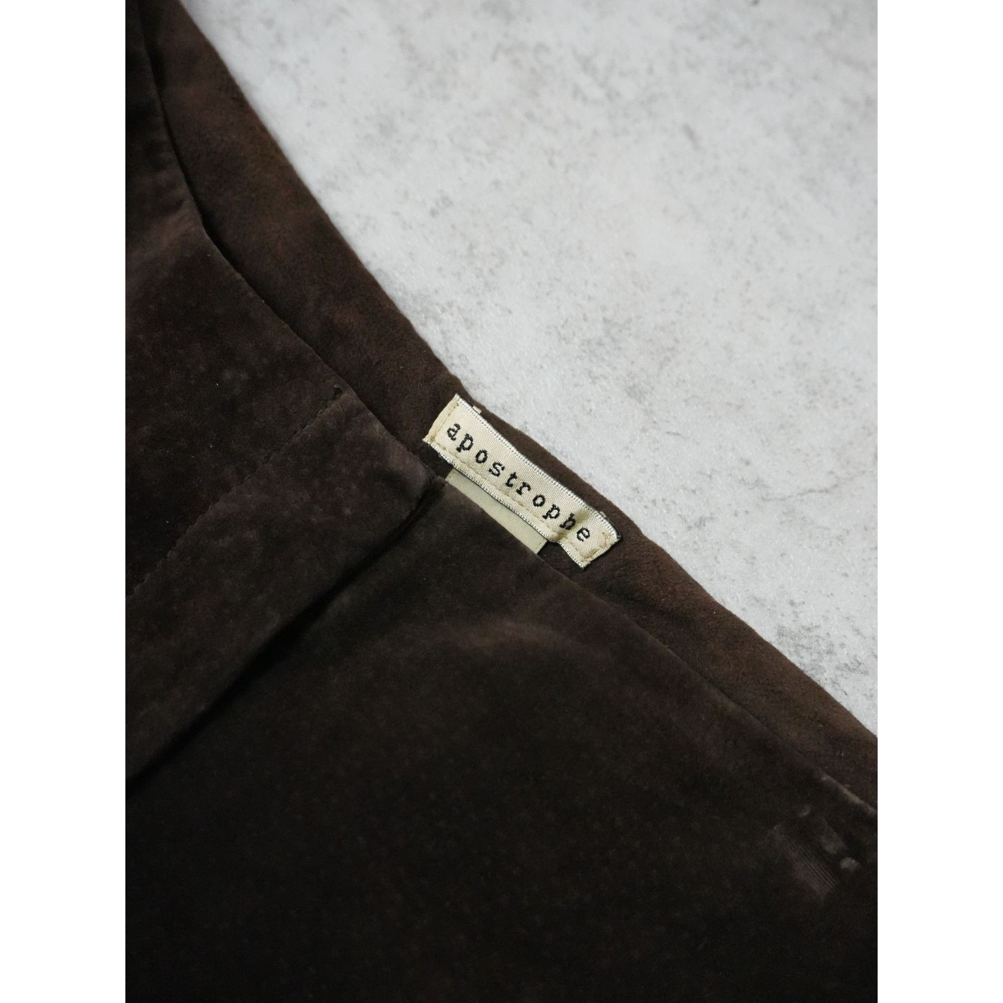 Other Y2k Apostrophe Leather Brown Suede Pants Size US 34 / EU 50 - 5 Thumbnail