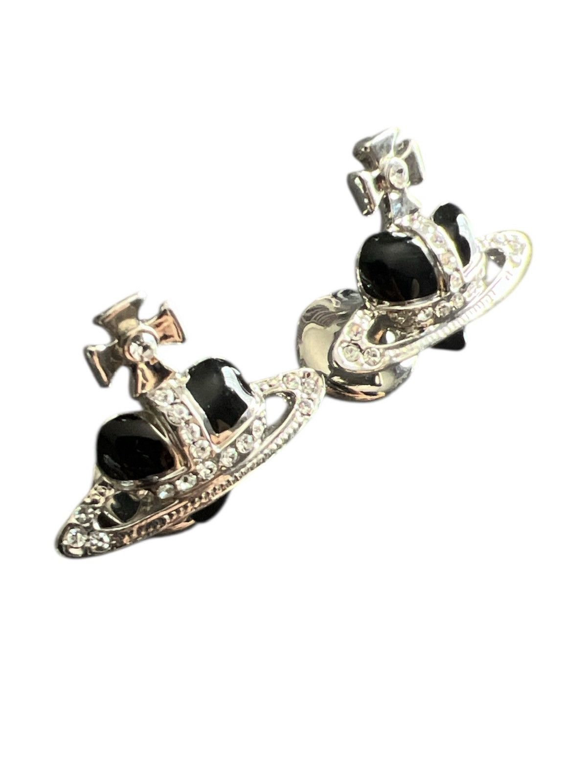 Vivienne Westwood Vivienne Westwood : Cufflinks Saturn Orb Diamanté Heart Size ONE SIZE - 3 Thumbnail