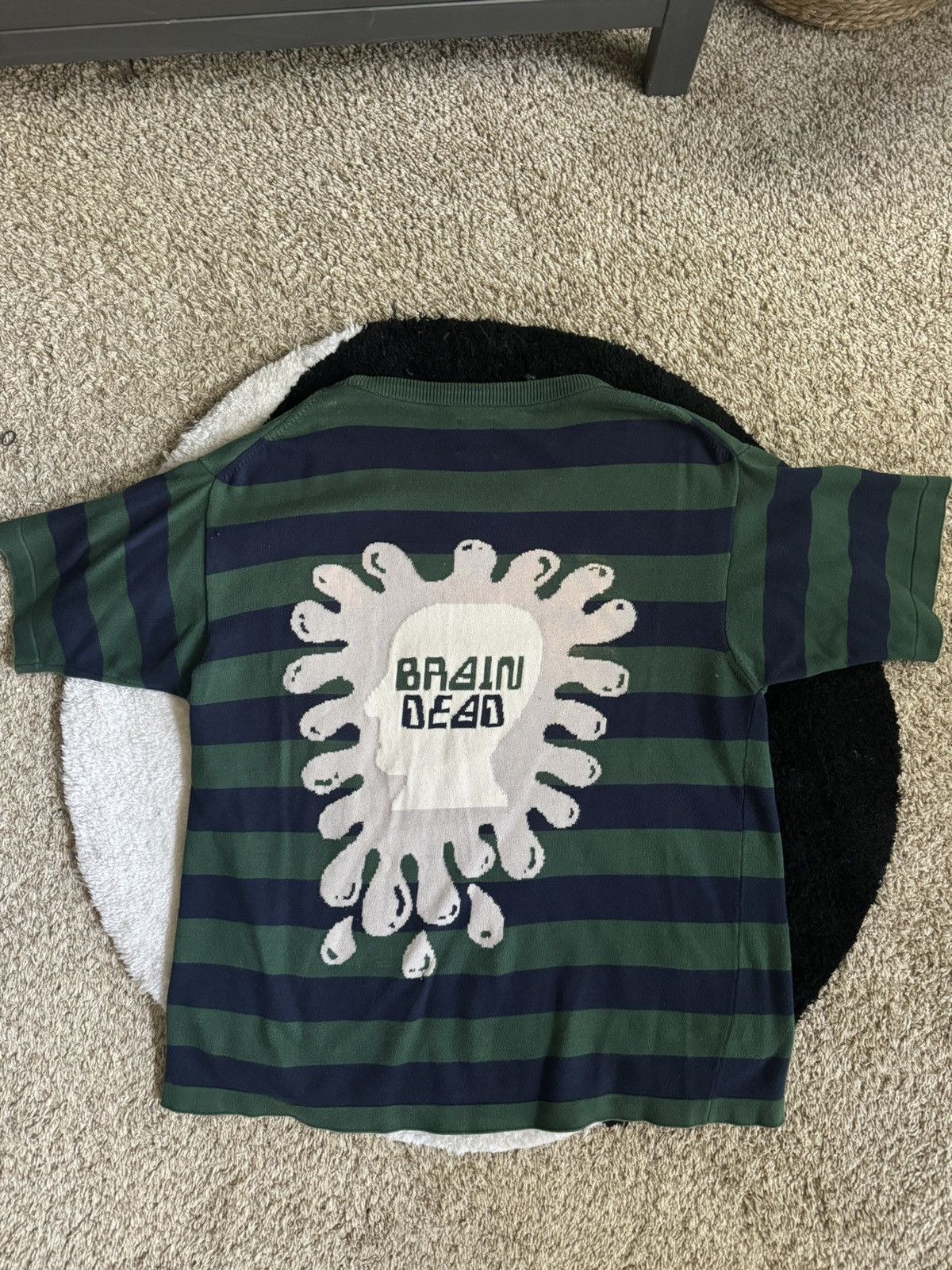 Brain Dead Braindead short sleeve striped sweater Size US L / EU 52-54 / 3 - 2 Thumbnail