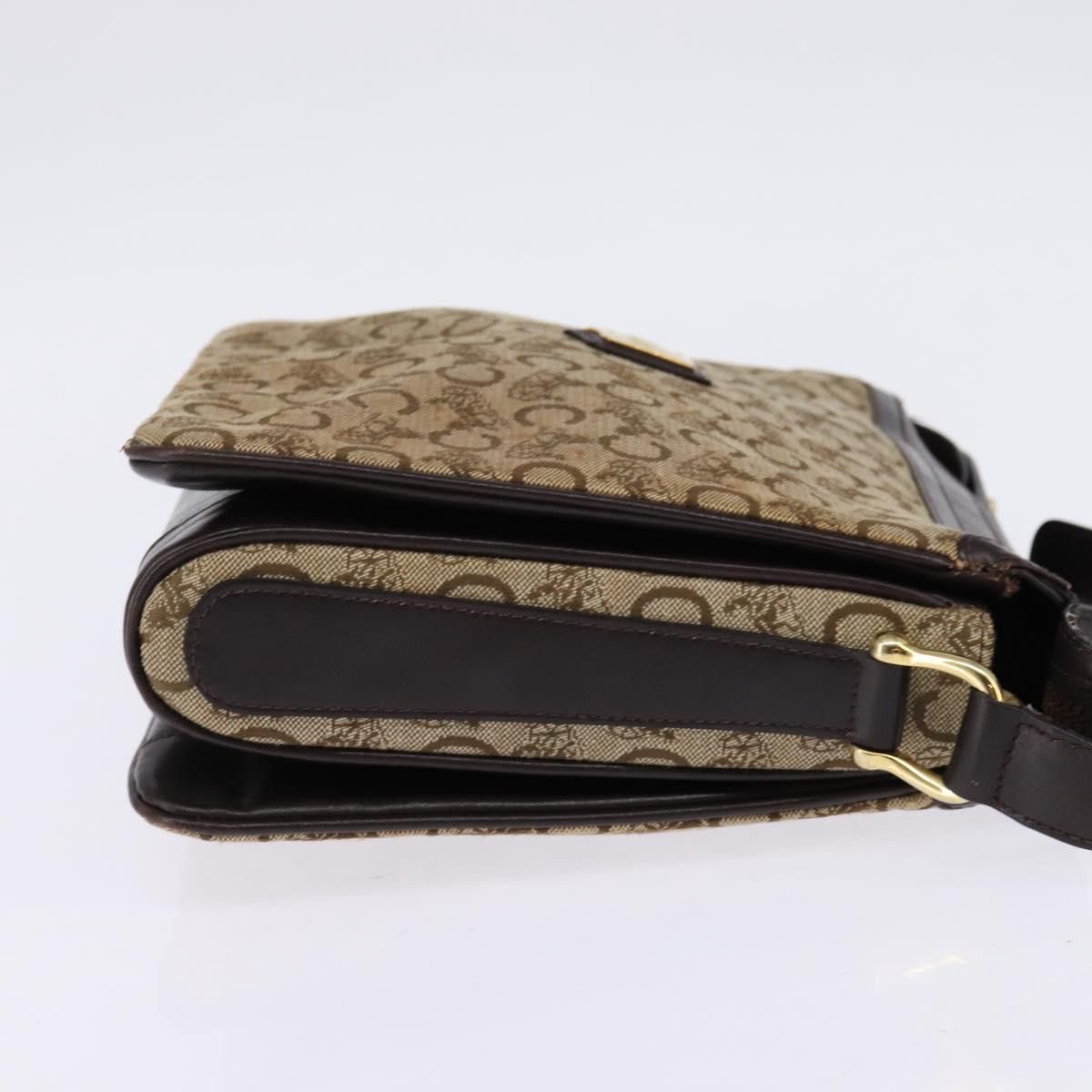 Celine CELINE C Sulky Shoulder Bag Canvas Brown Gold Size ONE SIZE - 5 Thumbnail